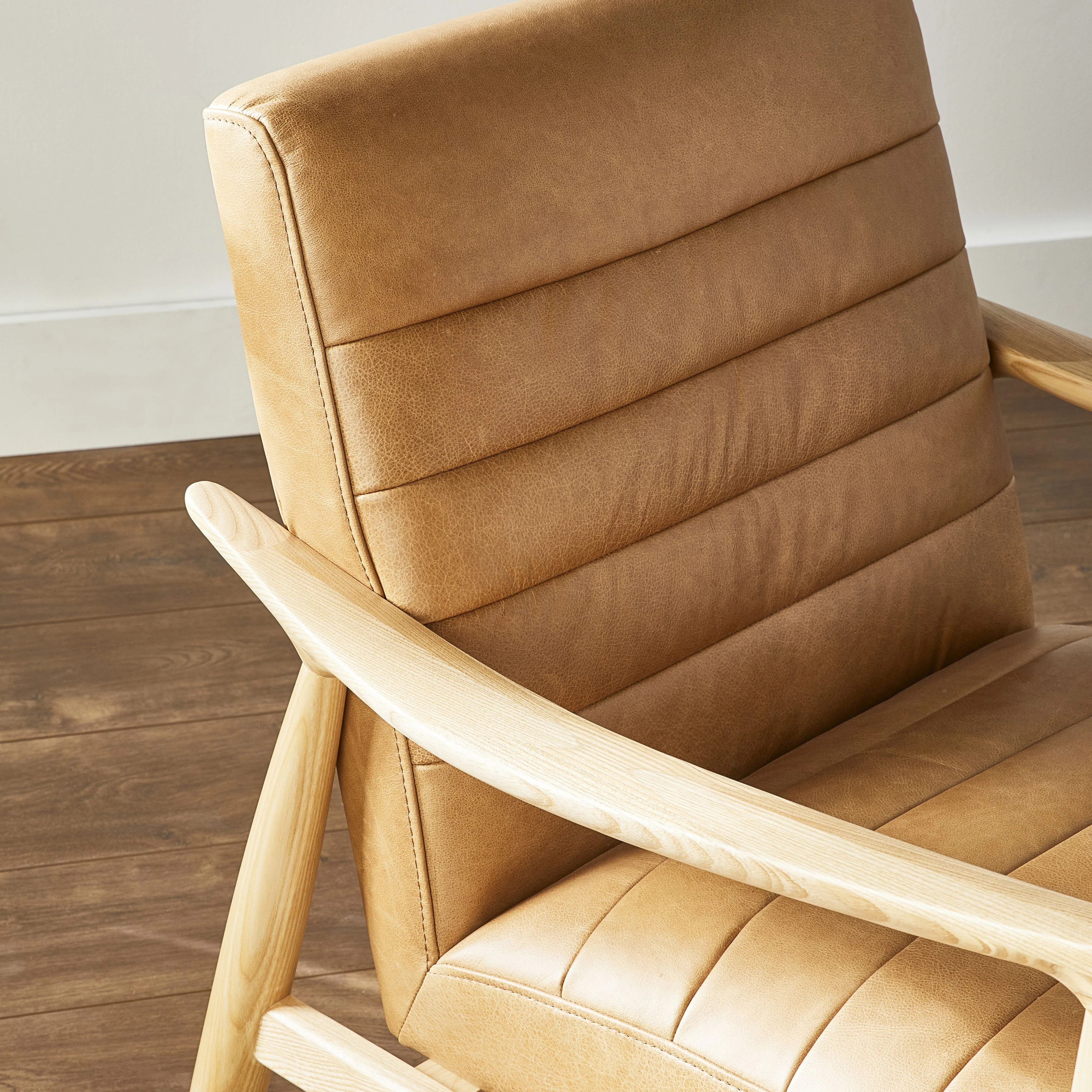 Sloan Leather Occasional Chair Dakota Vintage Brown - Image 7