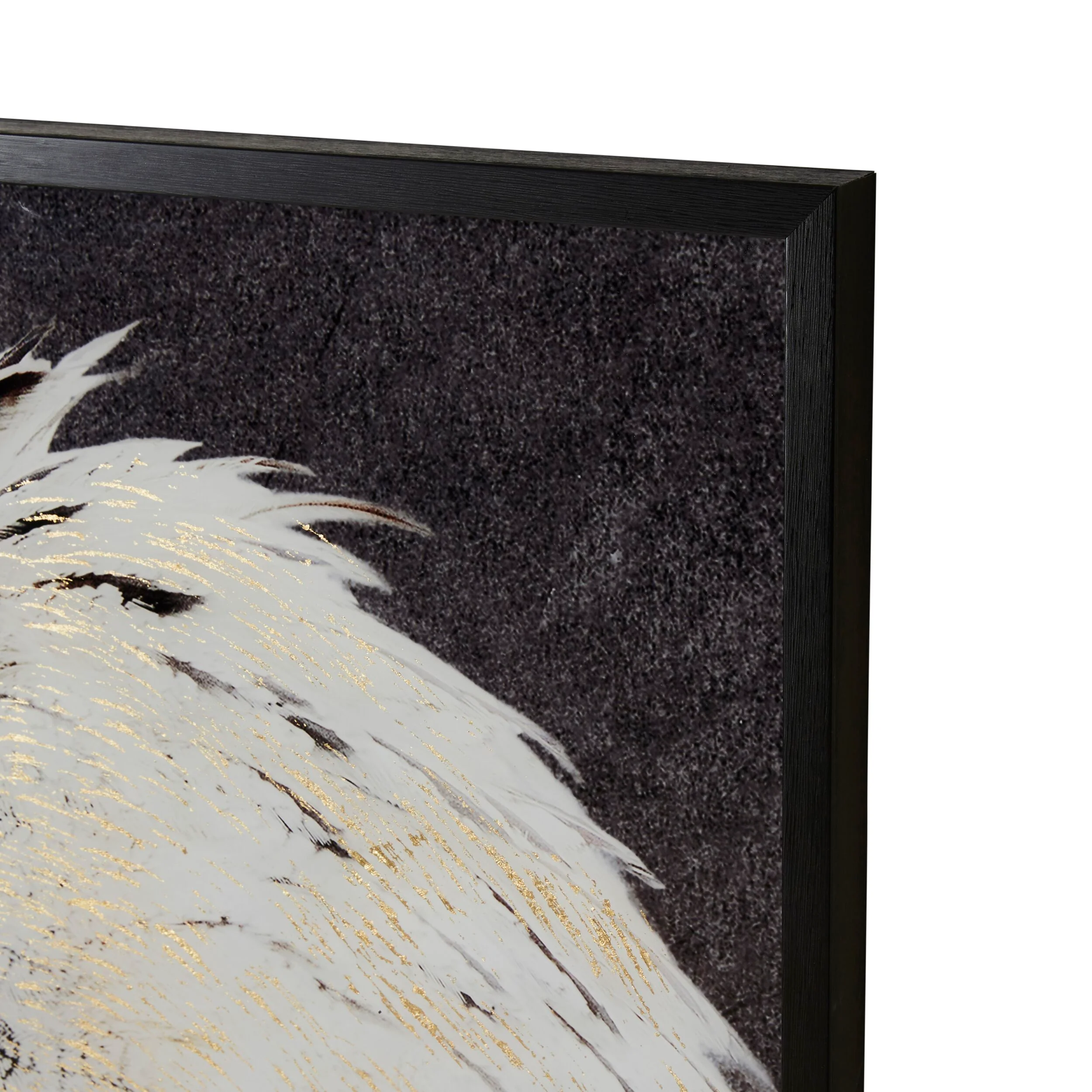 Snow Owl Framed Print 120x80cm - Image 3