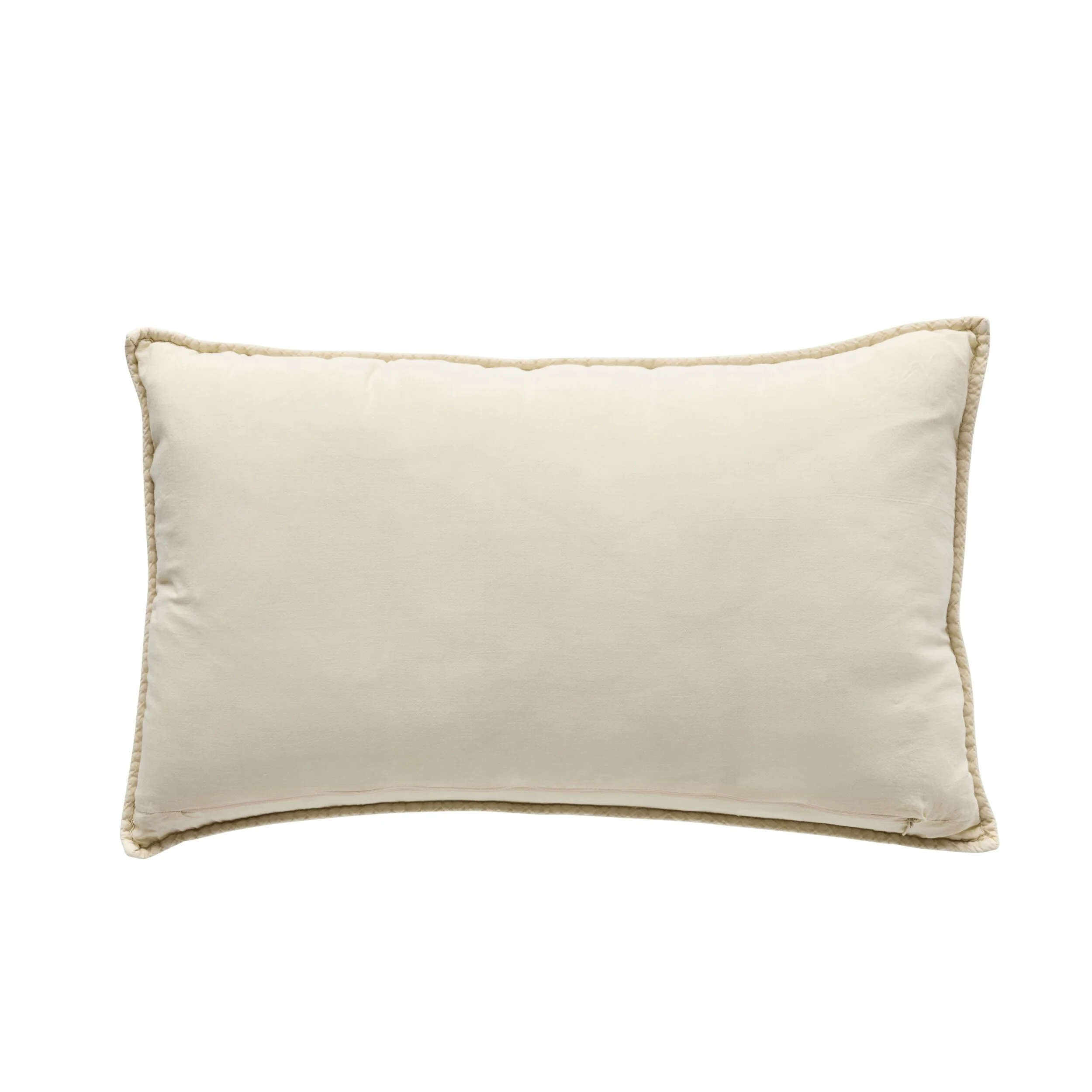 Soho Soft Washed Voile Quilted Cushion Sand 35x55cm - Image 2