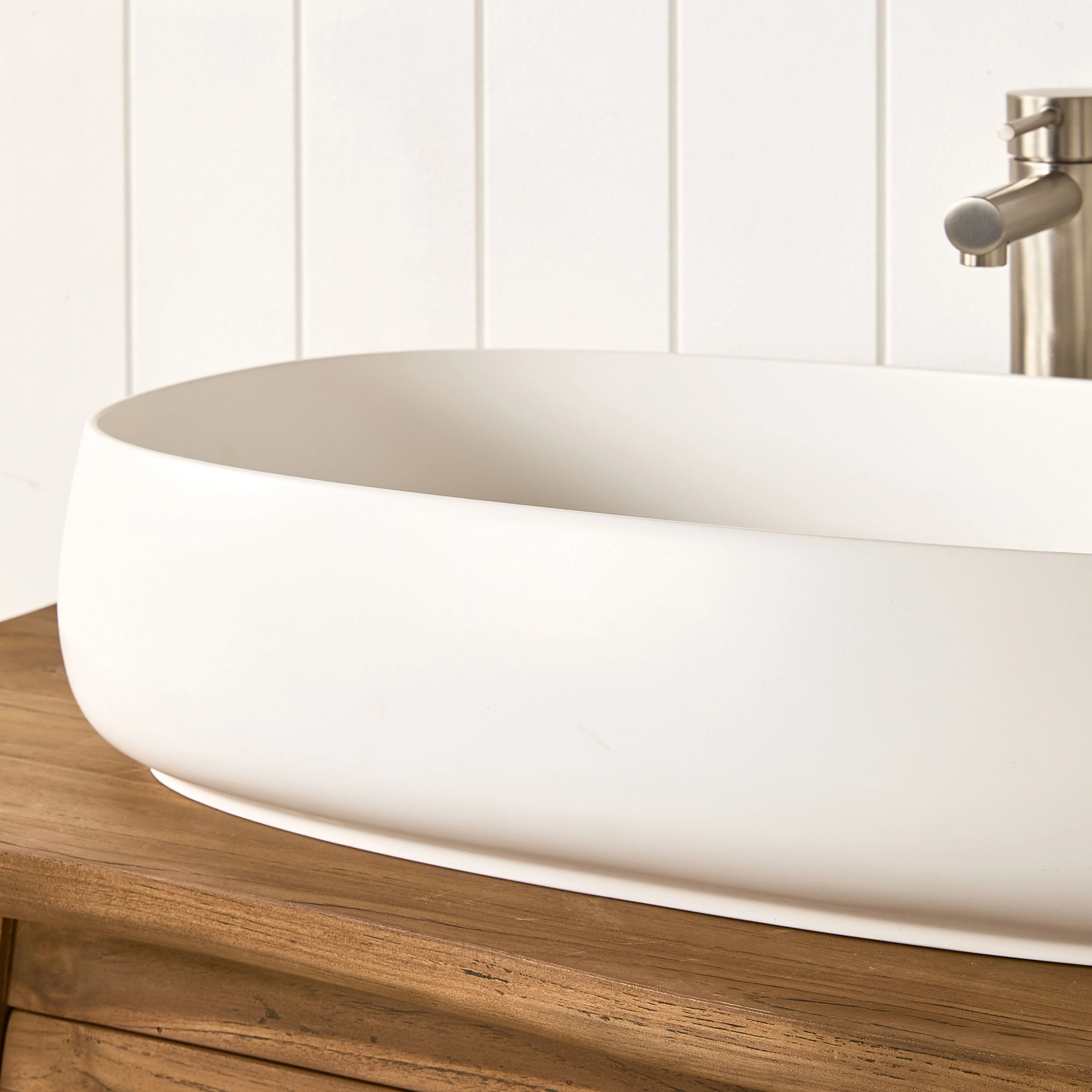Solid Surface Oval Basin 560X360X140mm - Image 8