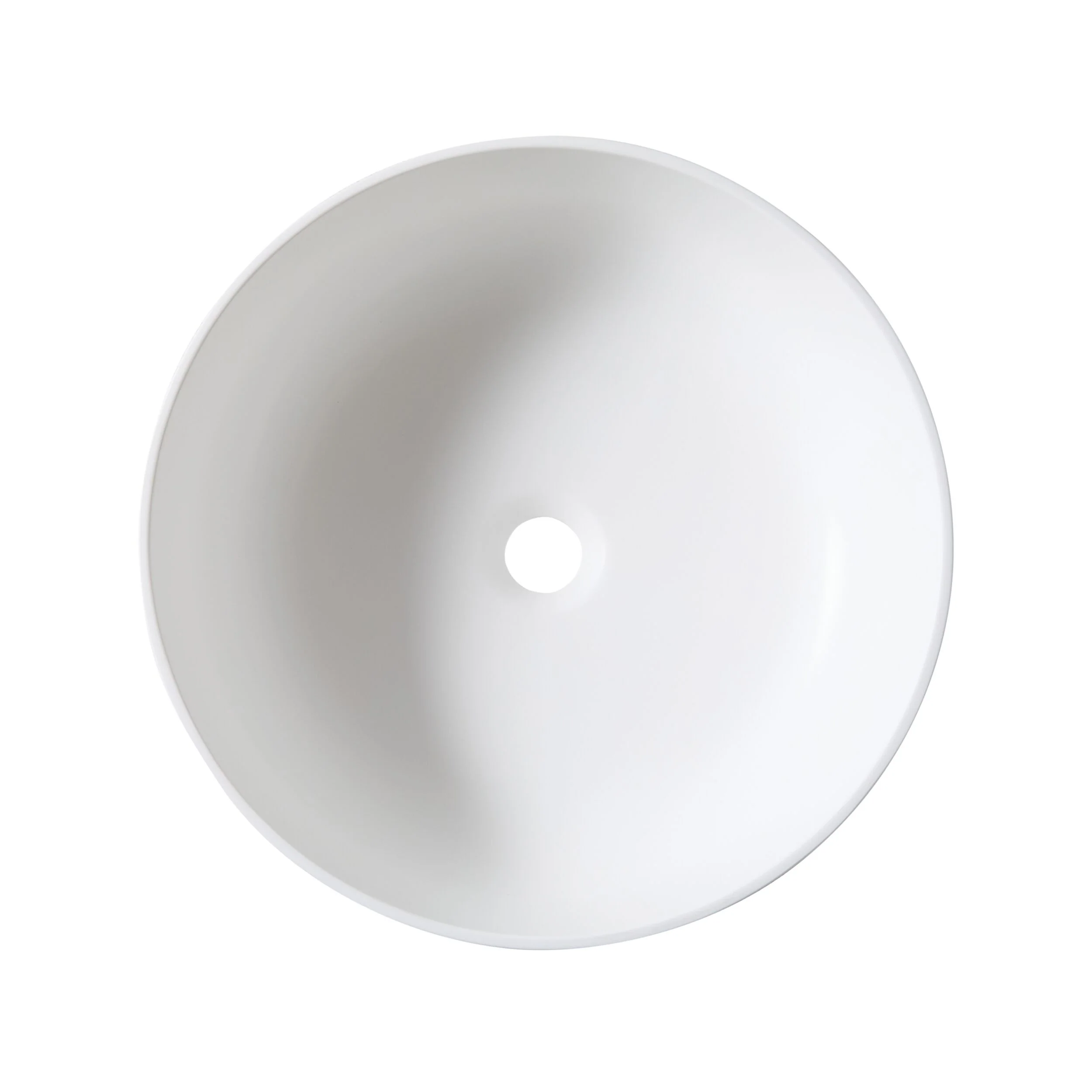 Solid Surface Round Basin 432X432X125mm - Image 3