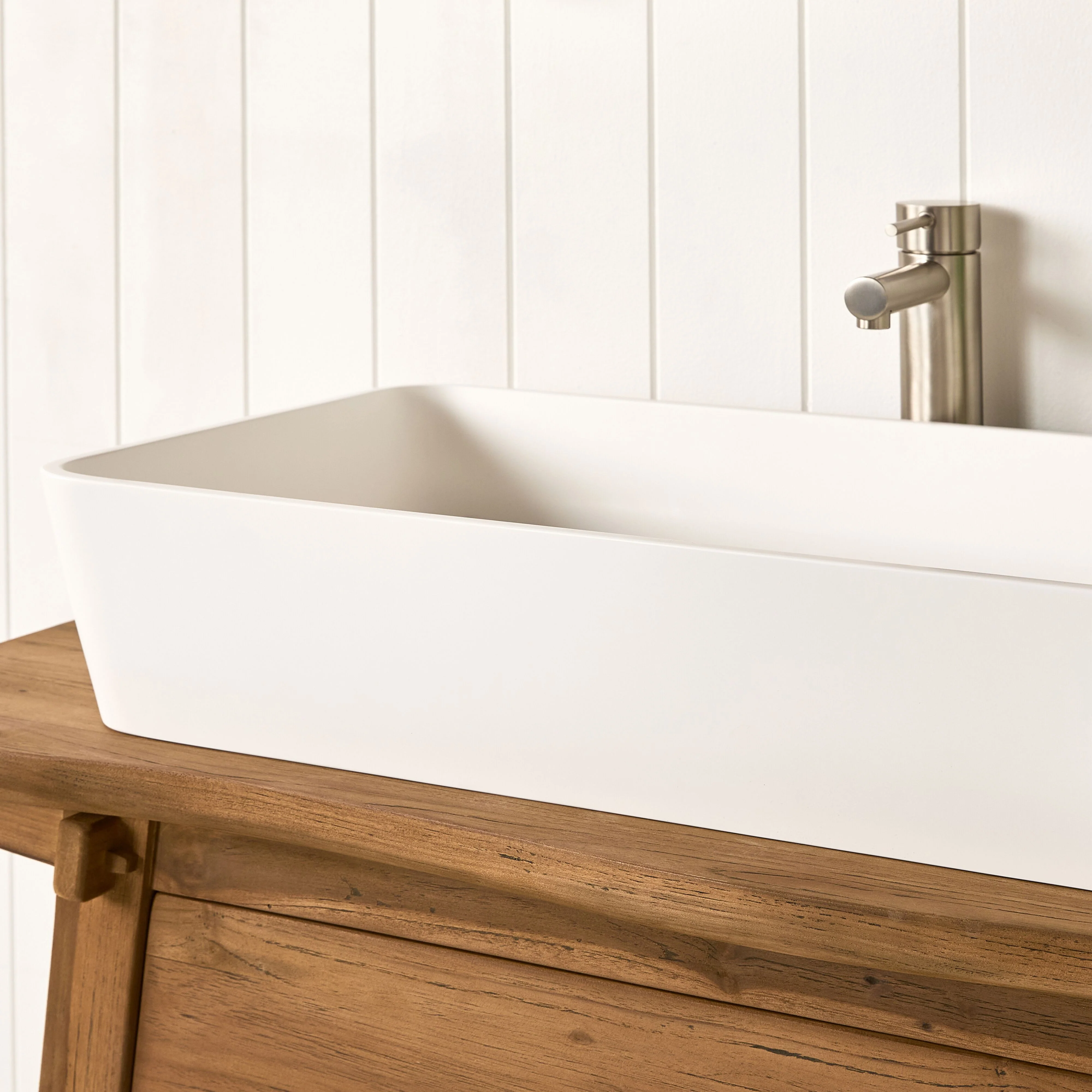 Solid Surface Square Basin 600X400X120mm - Image 7