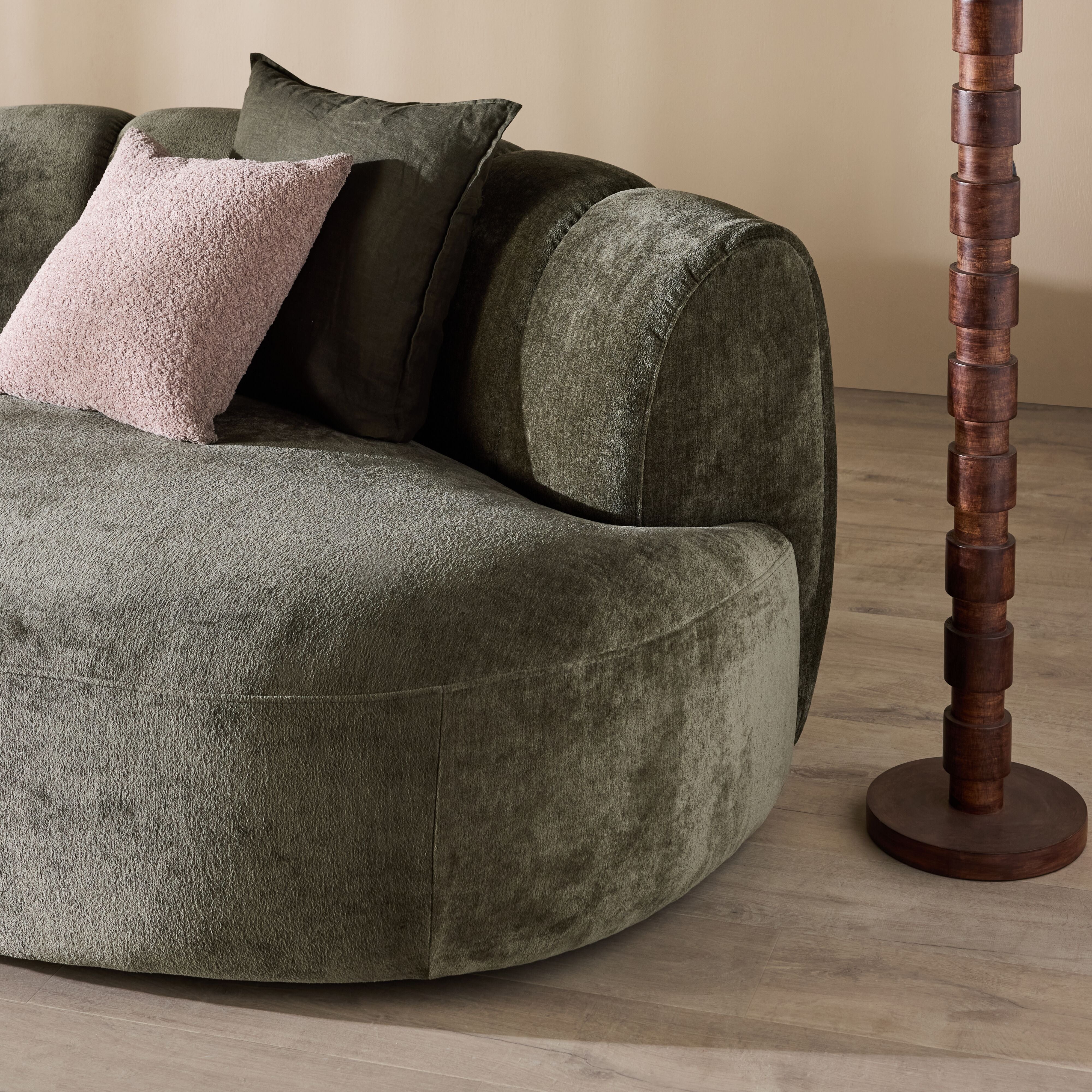 Solstice 3 Seater Sofa Forest Green - Image 10