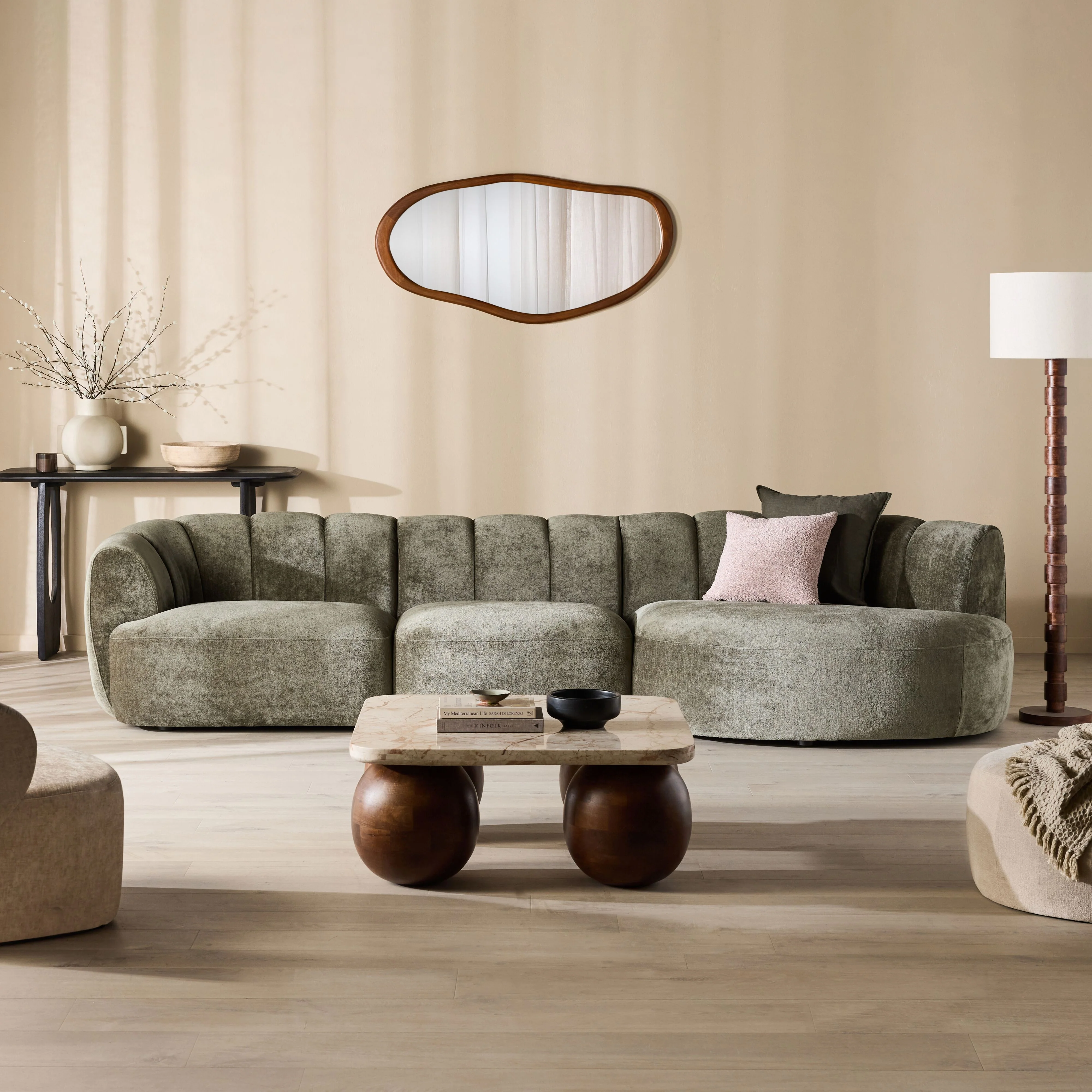Solstice 3 Seater Sofa Forest Green - Image 7