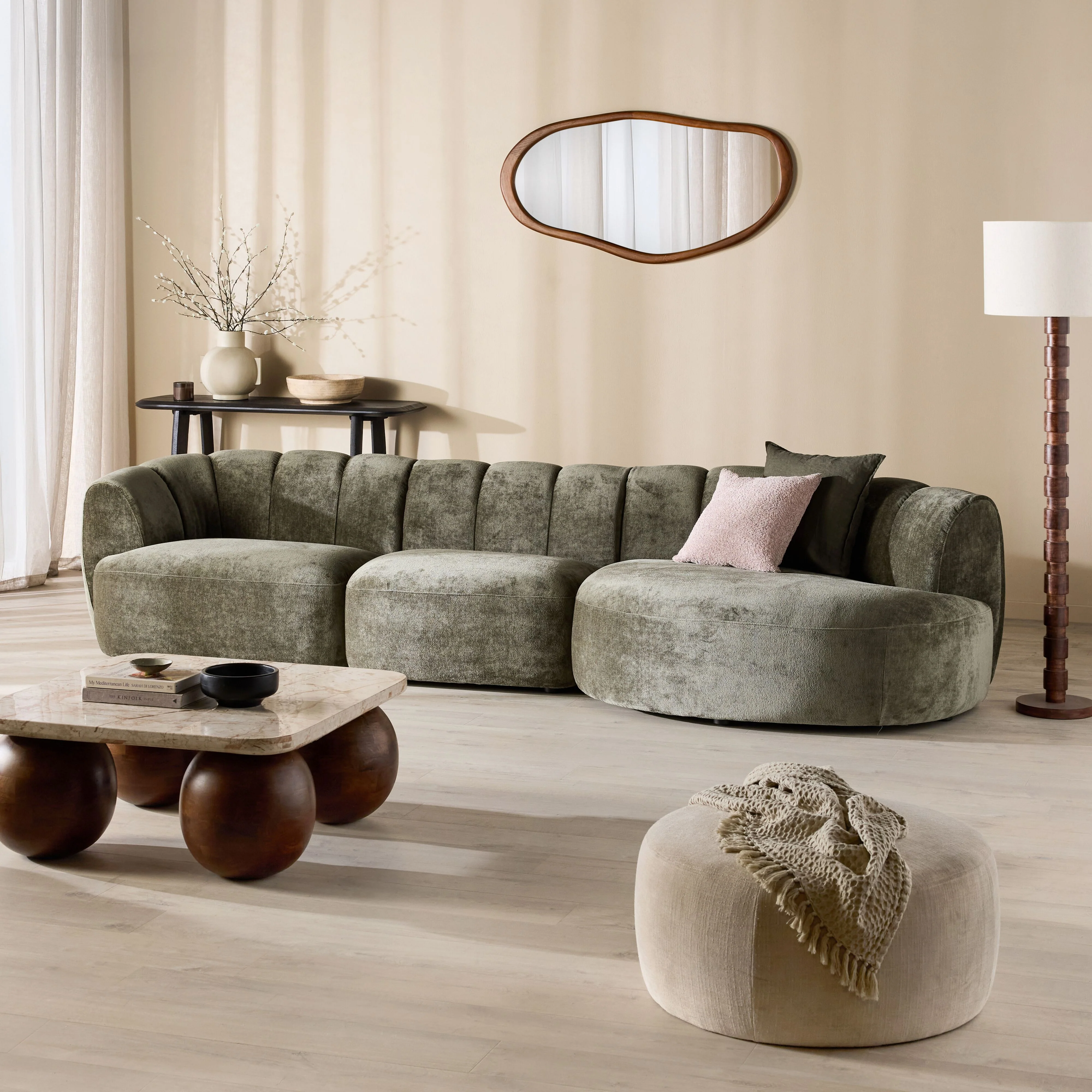 Solstice 3 Seater Sofa Forest Green - Image 8