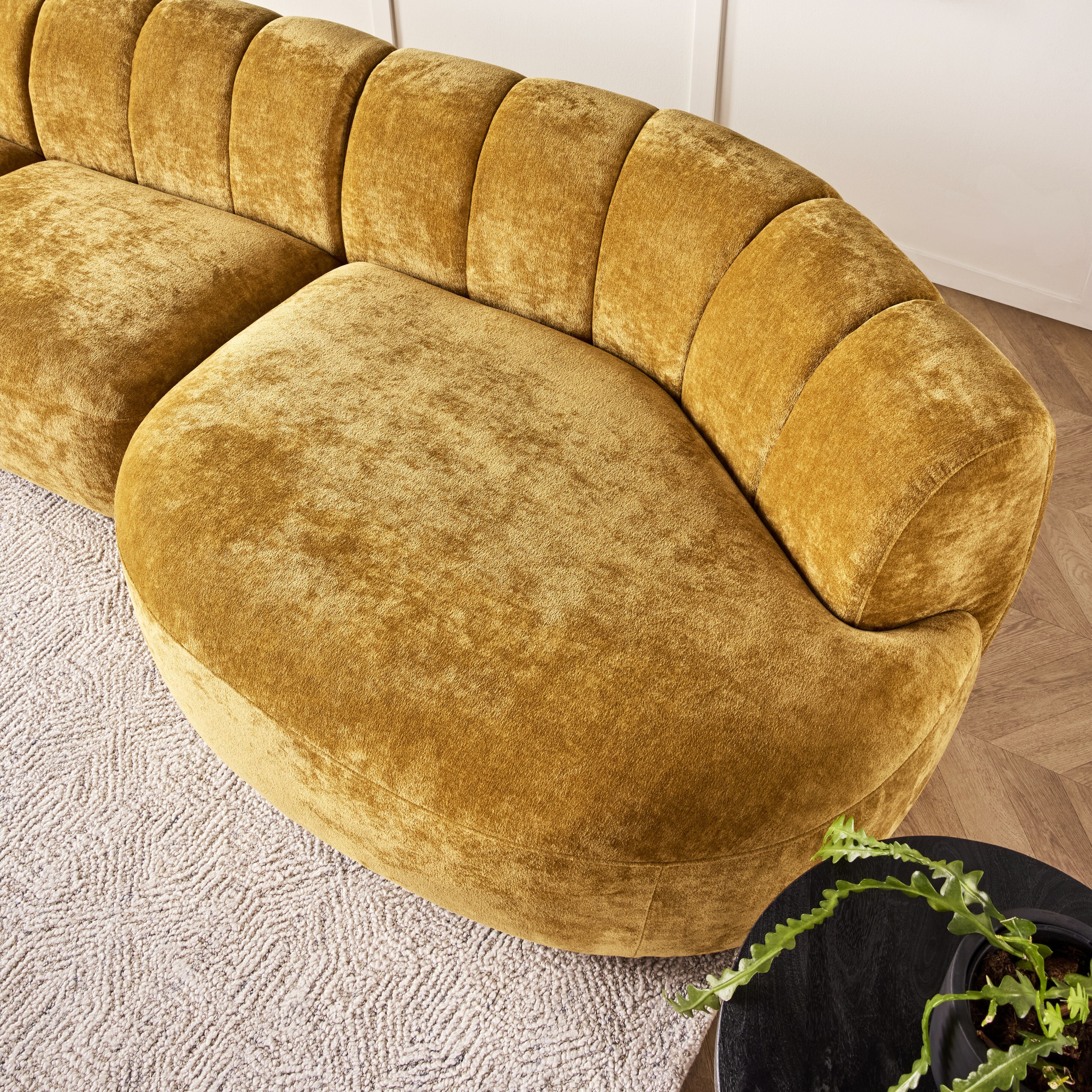 Solstice 3 Seater Sofa Honey Gold - Image 10