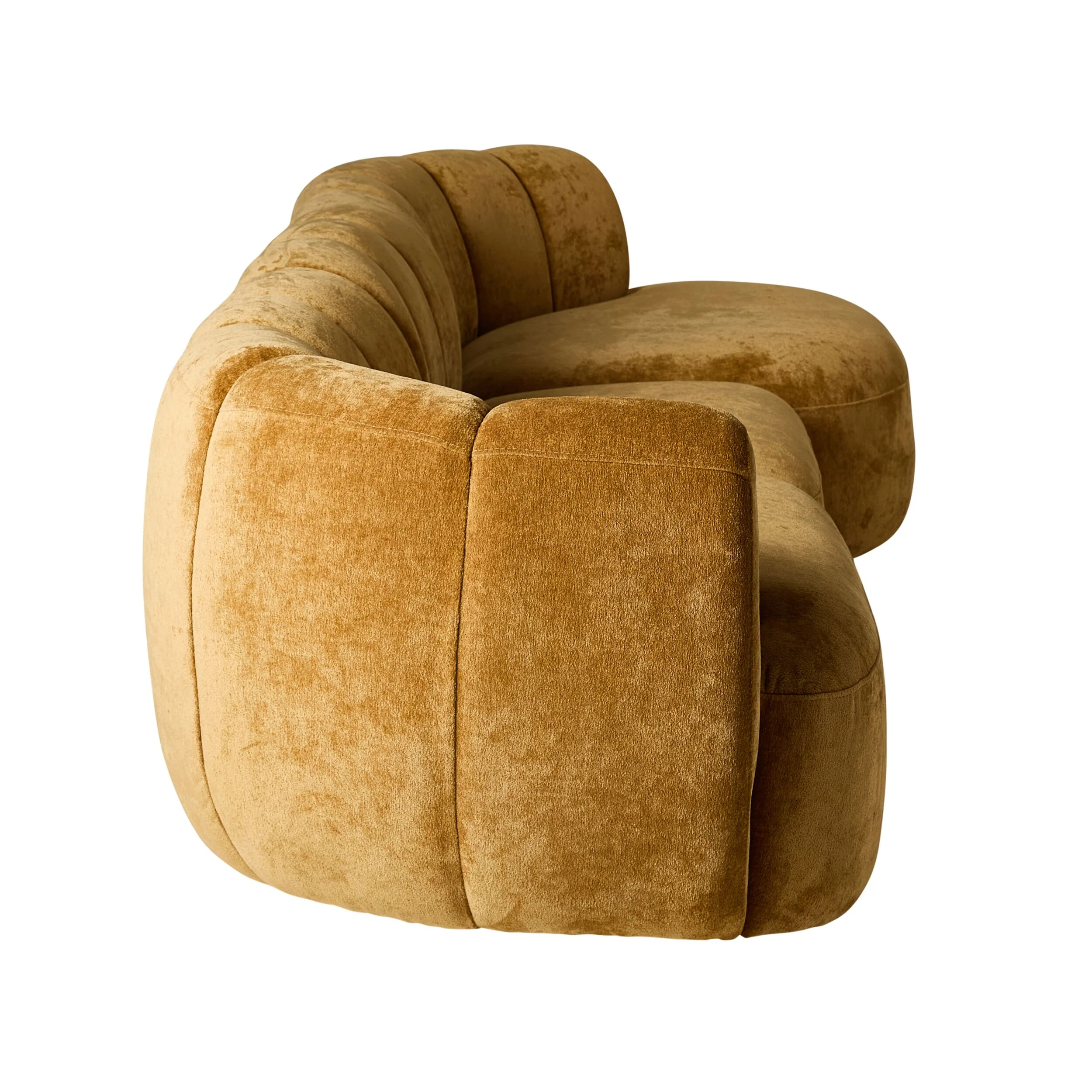 Solstice 3 Seater Sofa Honey Gold - Image 3