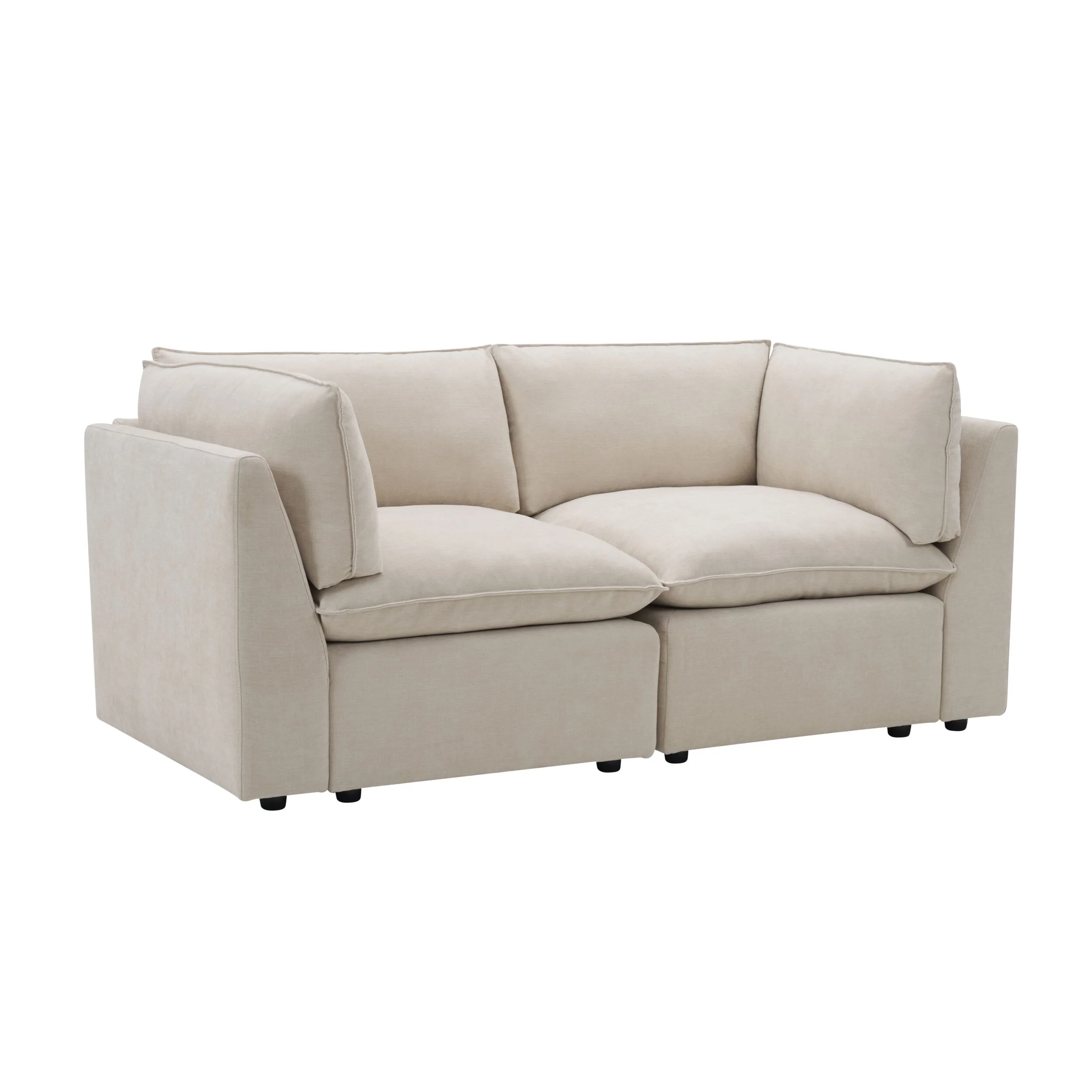 Sora 2 Seater Sofa Ivory - Image 2