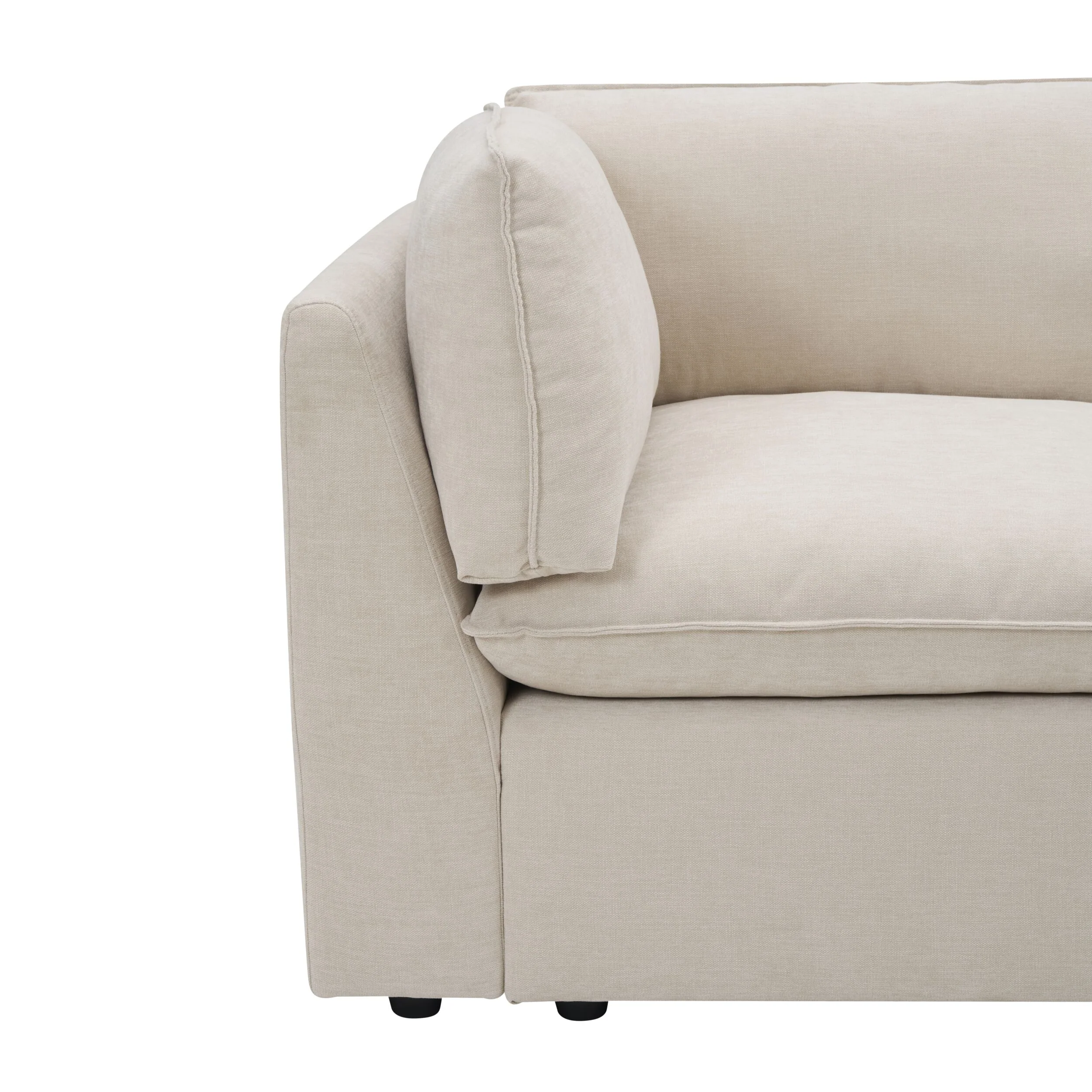Sora 2 Seater Sofa Ivory - Image 5