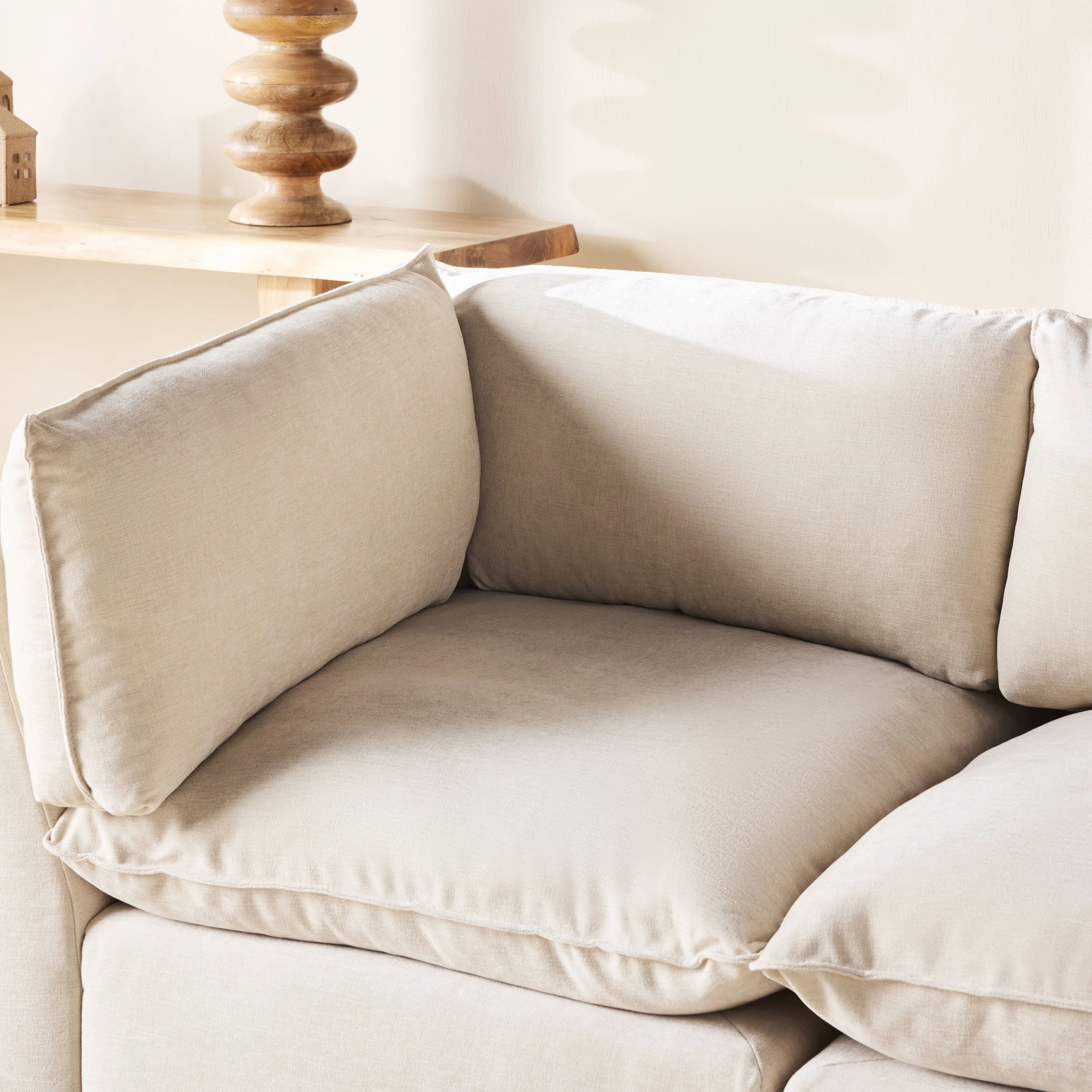 Sora 2 Seater Sofa Ivory - Image 9