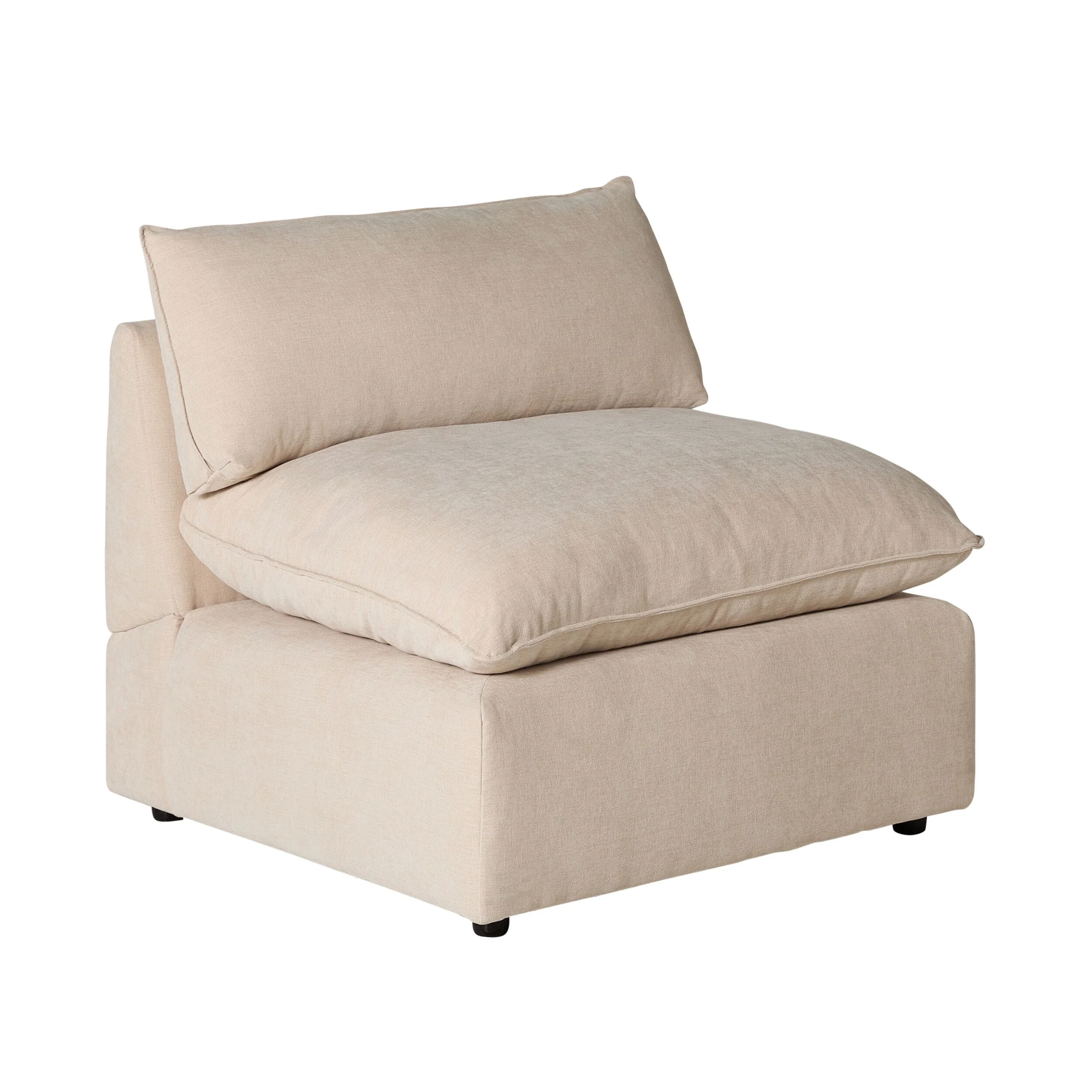 Sora Armless Sofa Ivory - Image 2