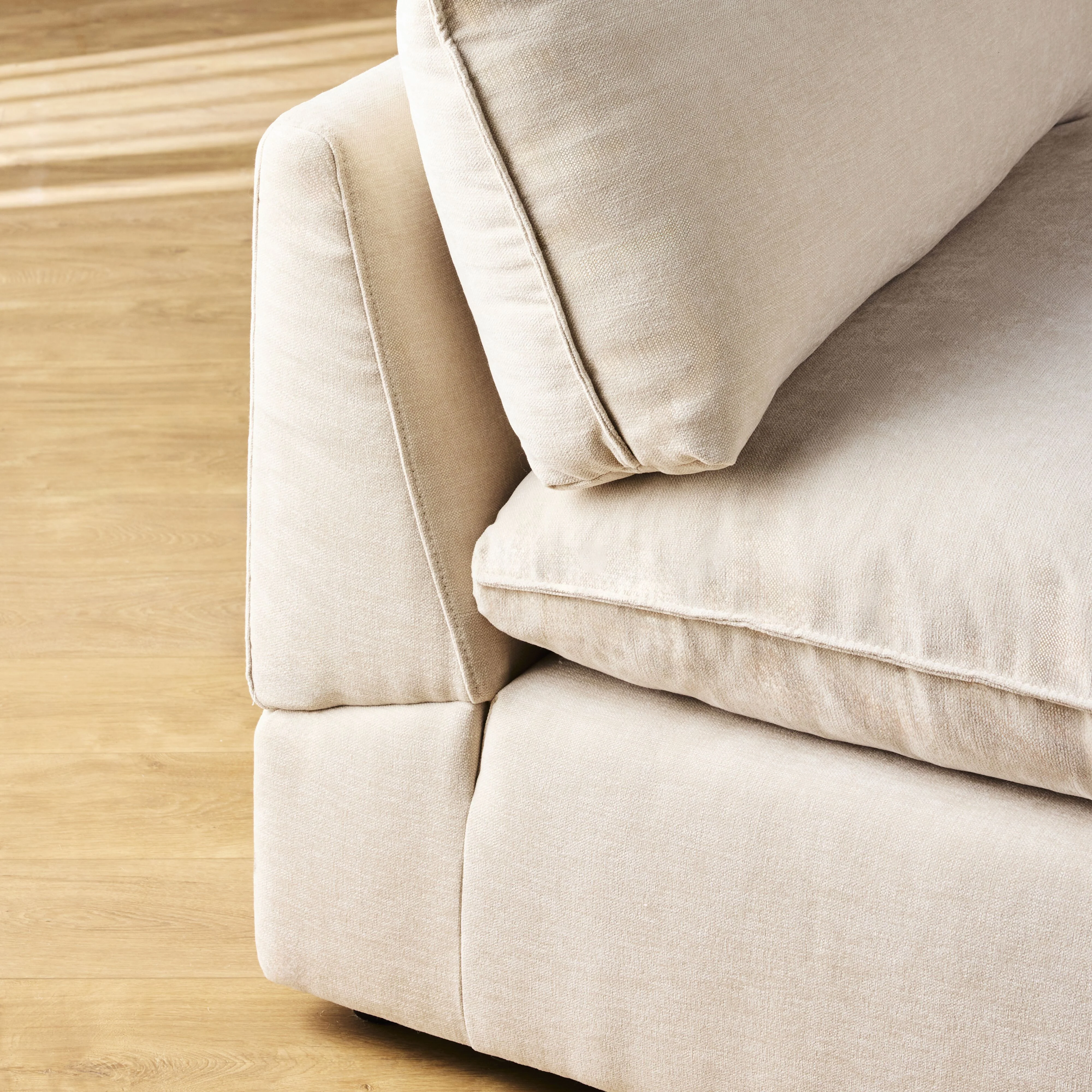 Sora Armless Sofa Ivory - Image 8