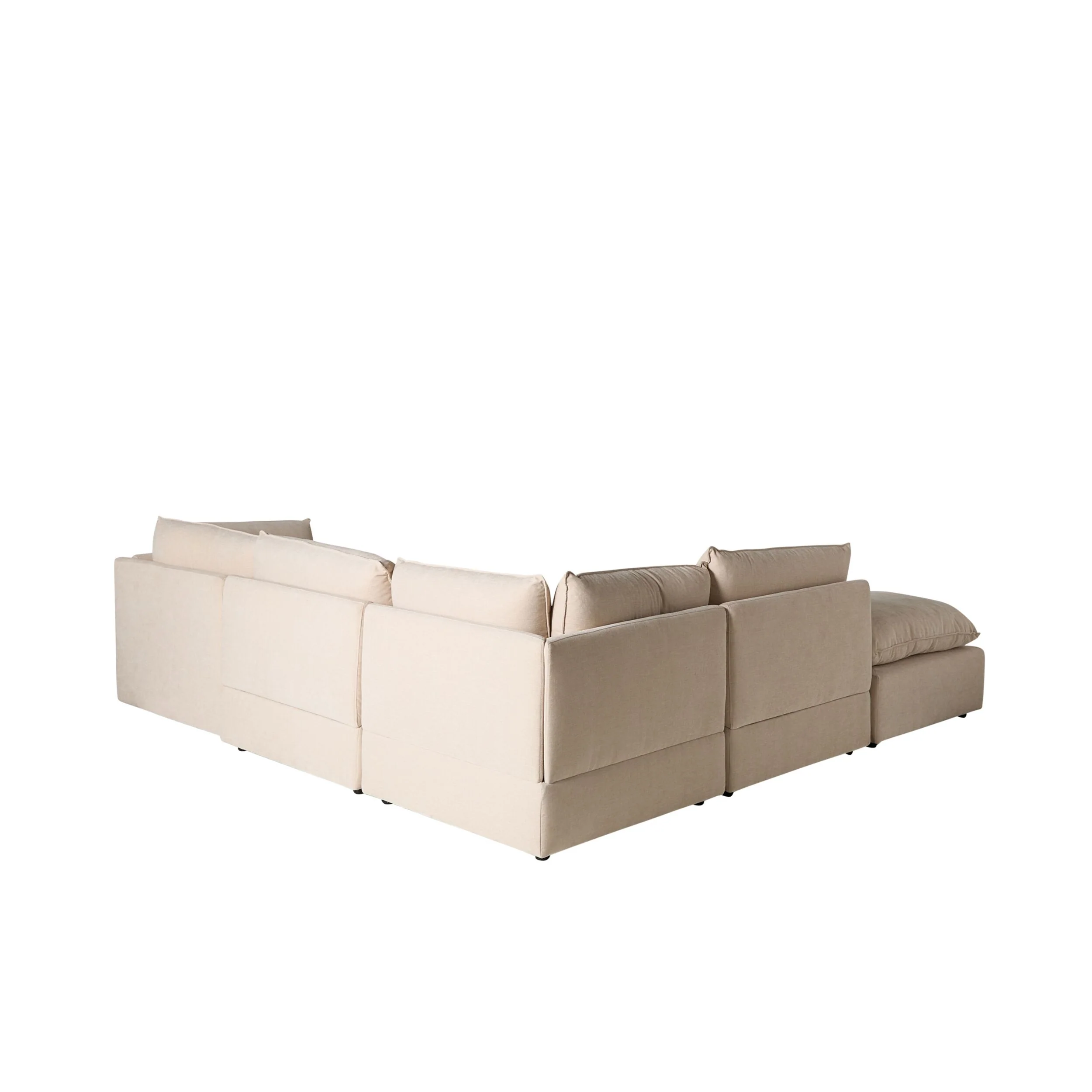 Sora Corner Sofa Ivory - Image 4