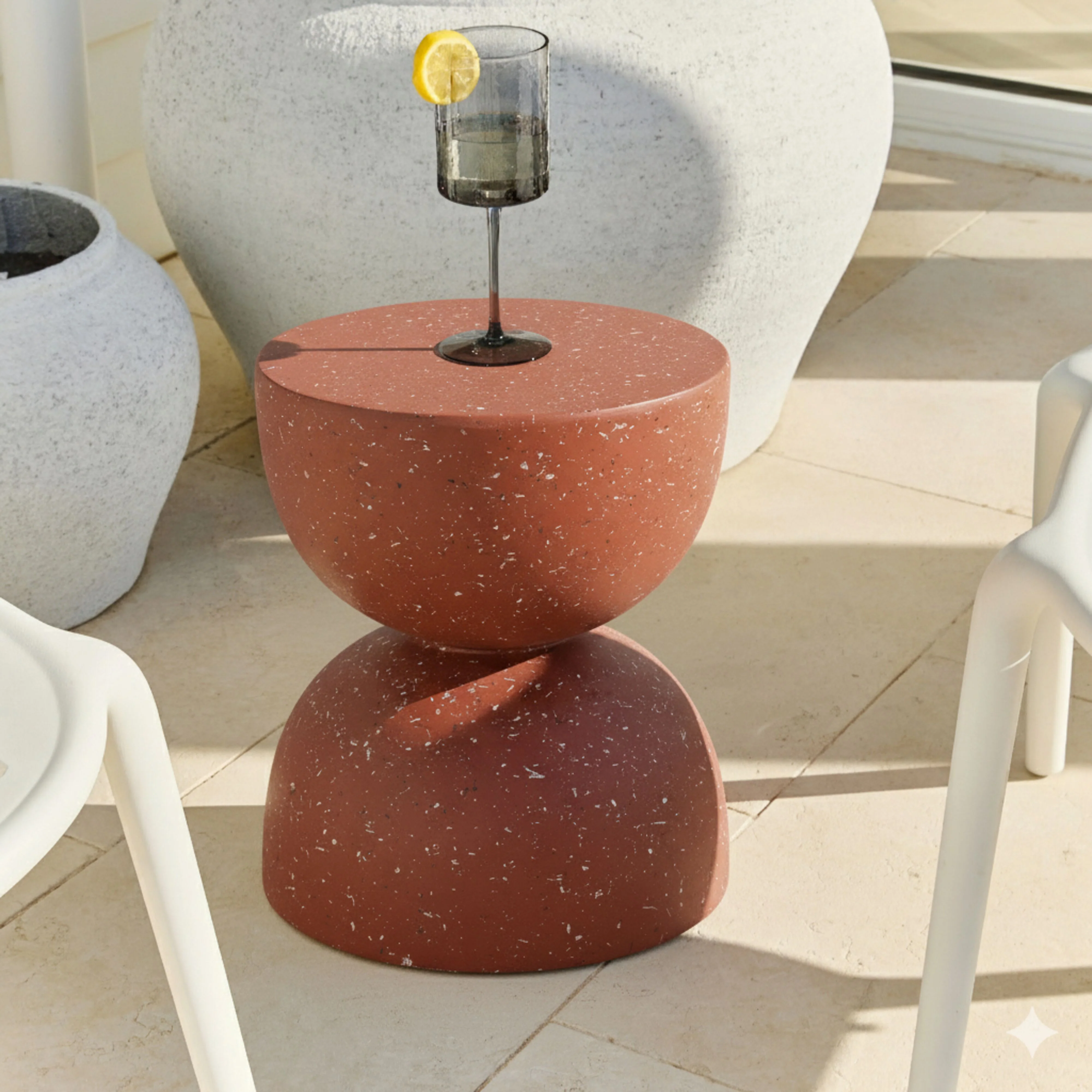 Speckle Plant Stand Auburn 40x40x45cm - Image 5