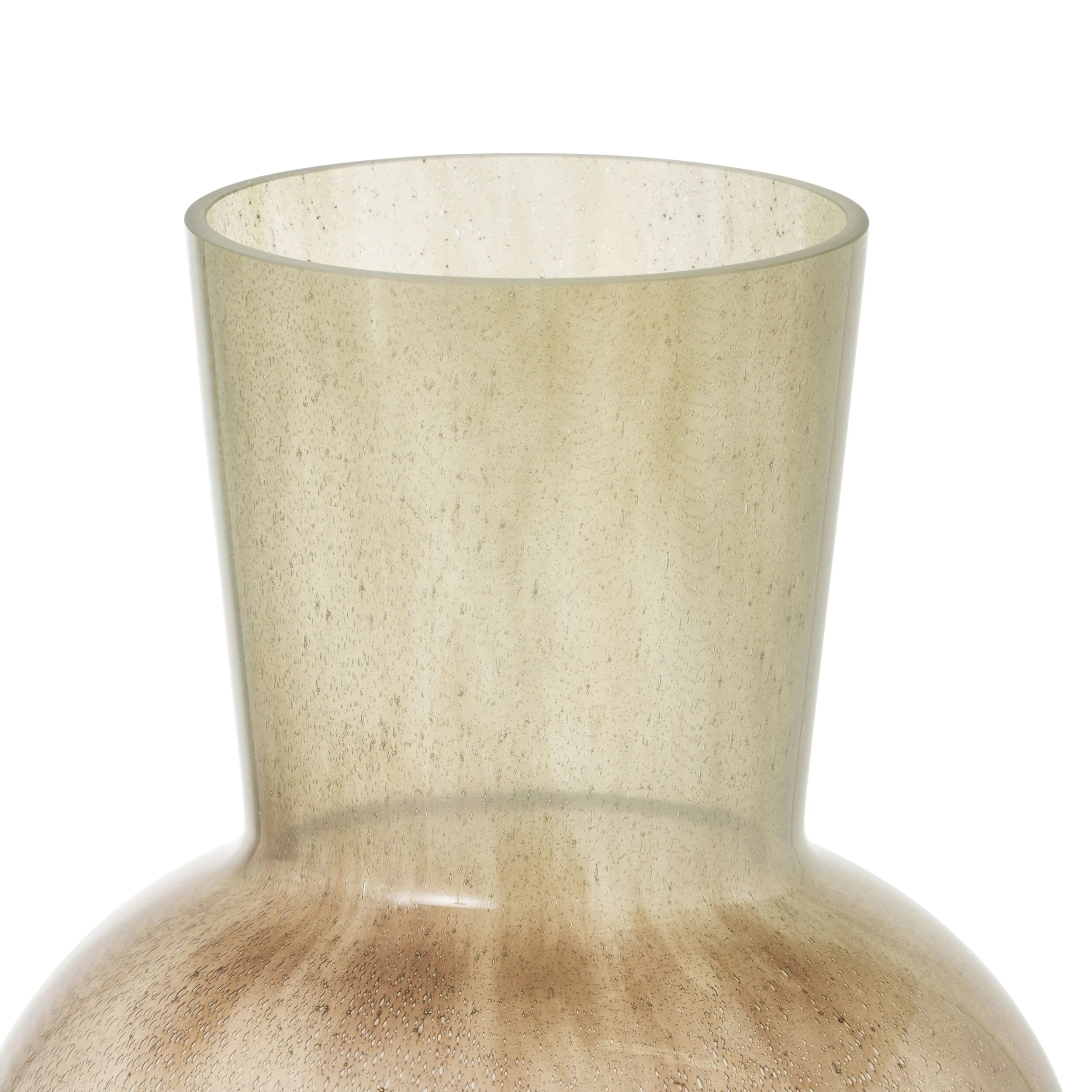 Spindle Ombre Glass Vase Rust Large - Image 2