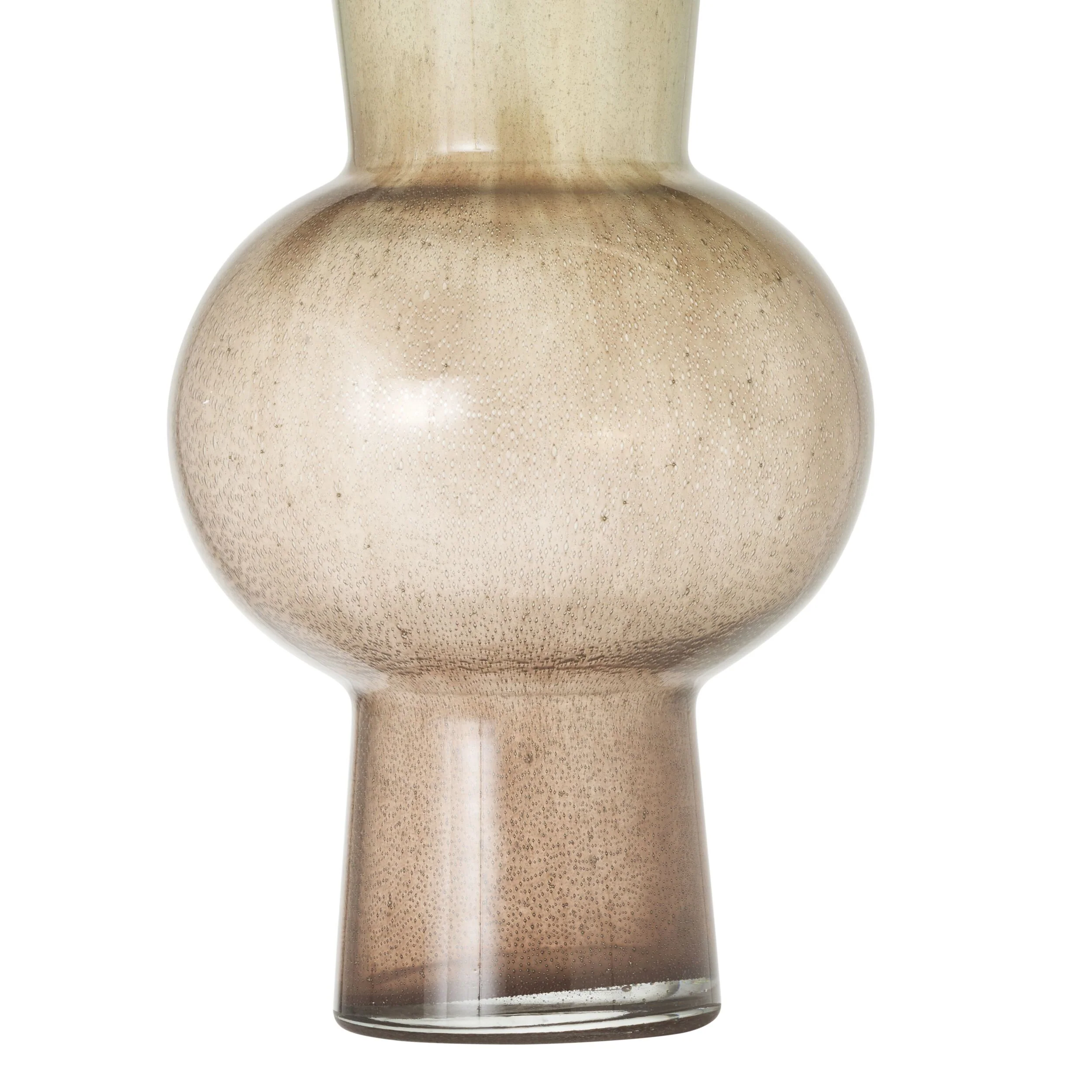 Spindle Ombre Glass Vase Rust Large - Image 3
