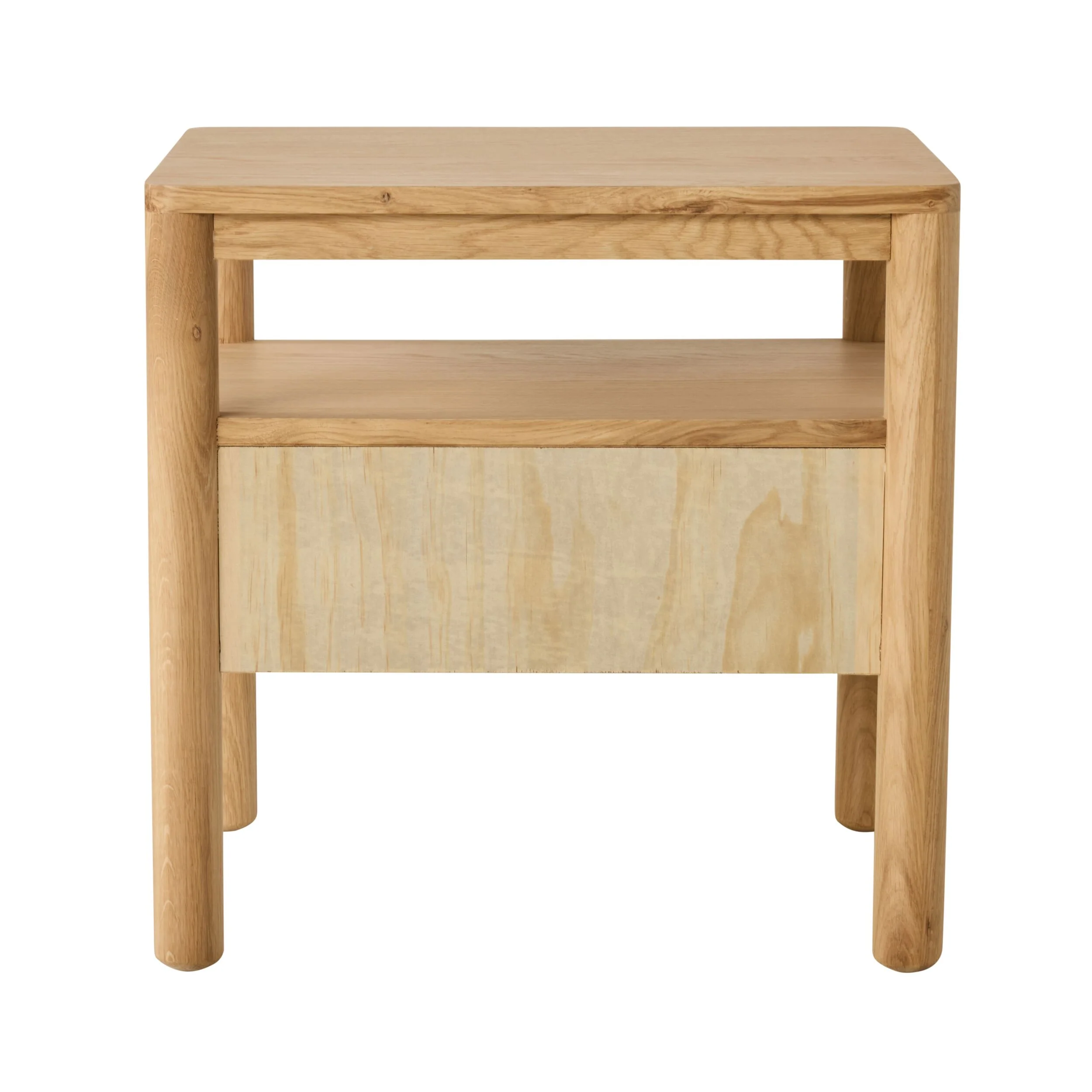 Spintara 1 Drawer Bedside Table Light Oak - Image 5