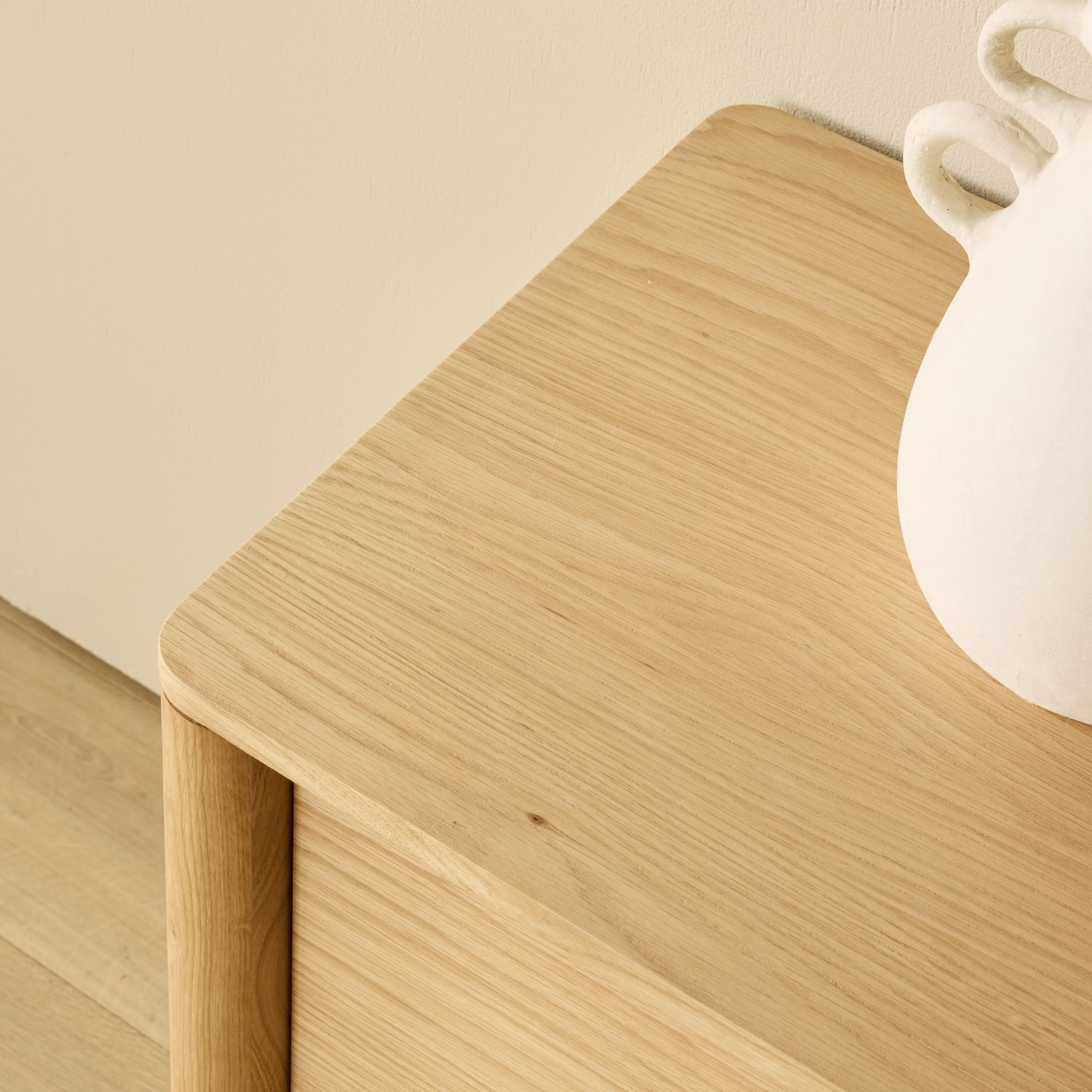 Spintara 4 Door Sideboard Light Oak - Image 11
