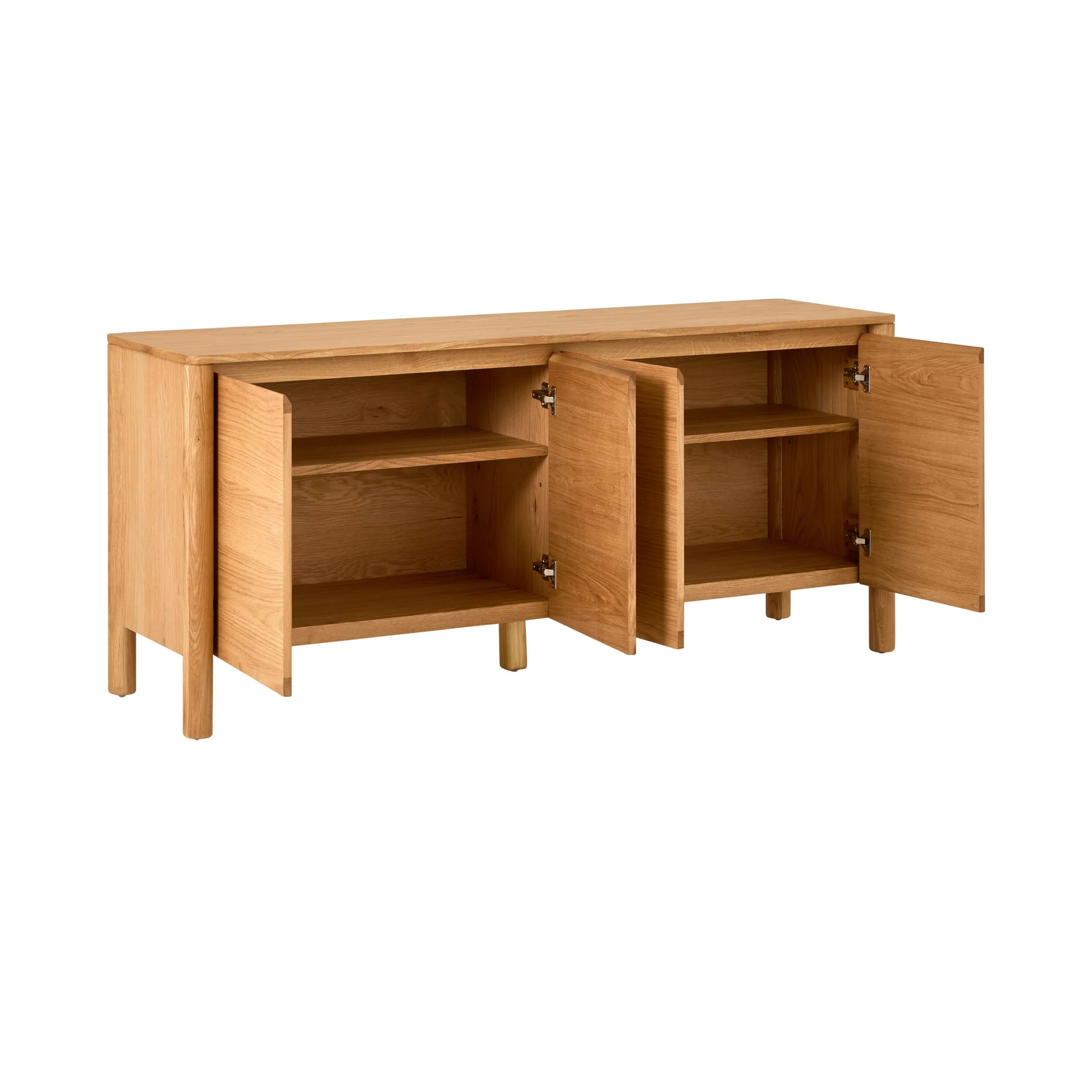 Spintara 4 Door Sideboard Light Oak - Image 3