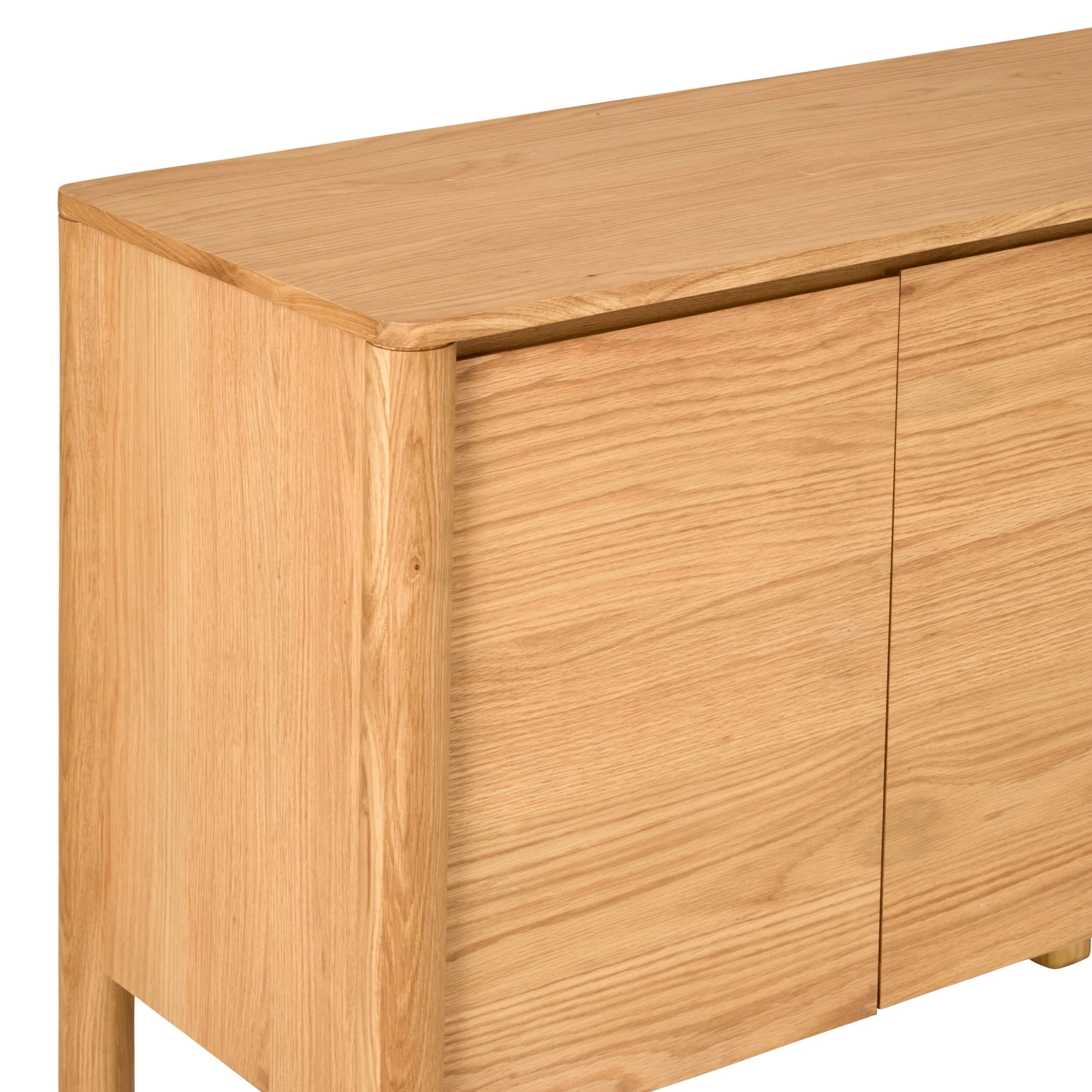 Spintara 4 Door Sideboard Light Oak - Image 6
