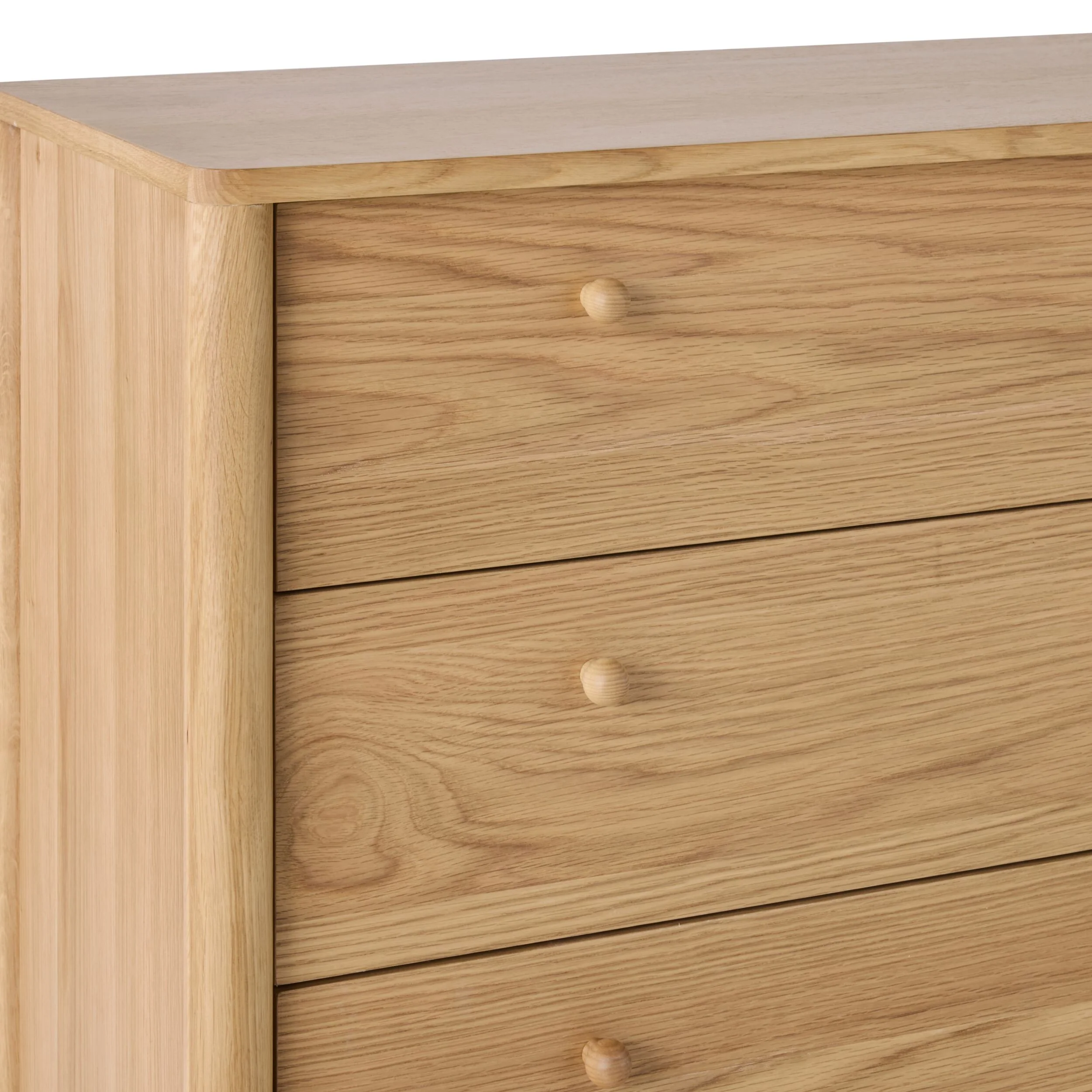 Spintara 4 Drawer Chest Light Oak - Image 6