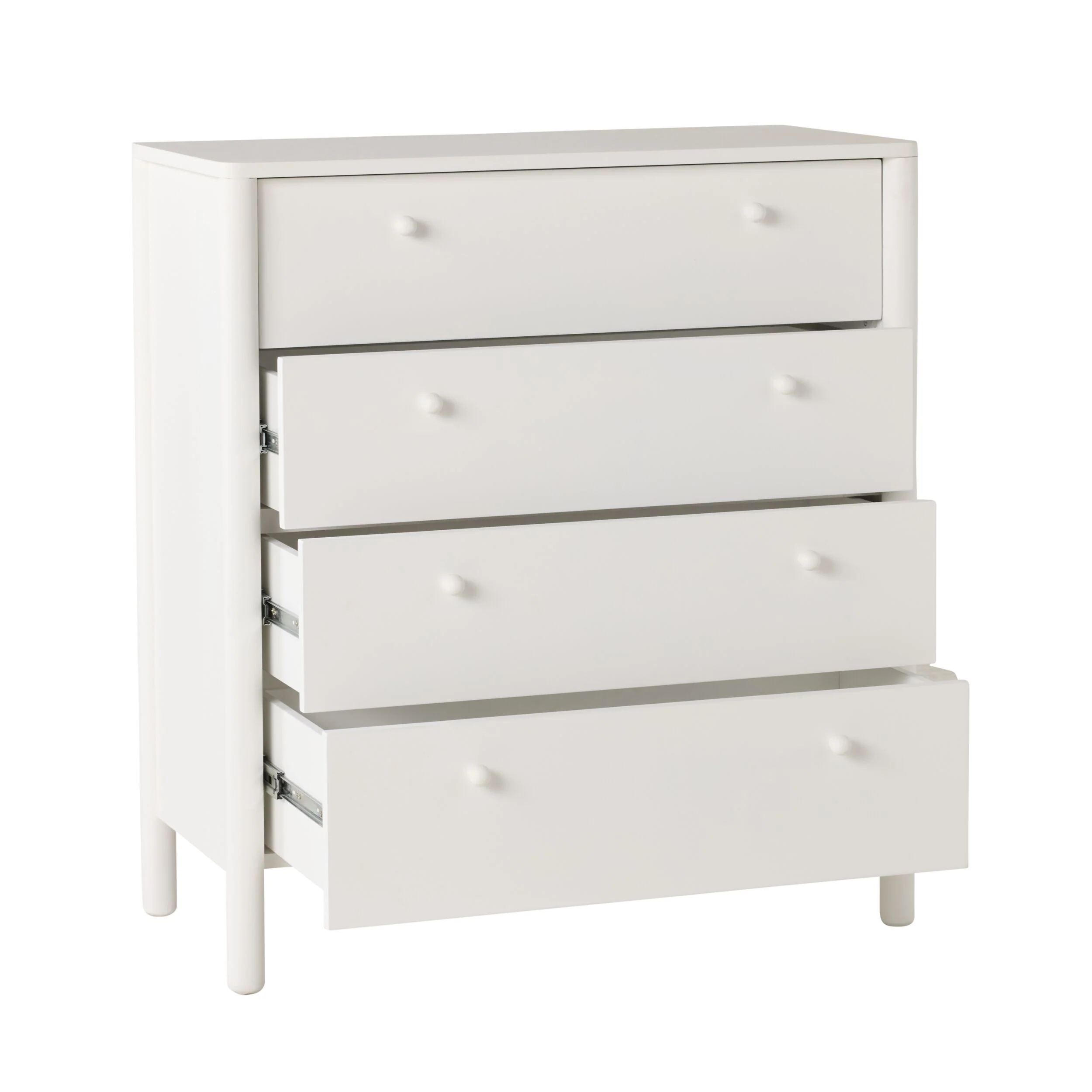 Spintara 4 Drawer Chest White - Image 3