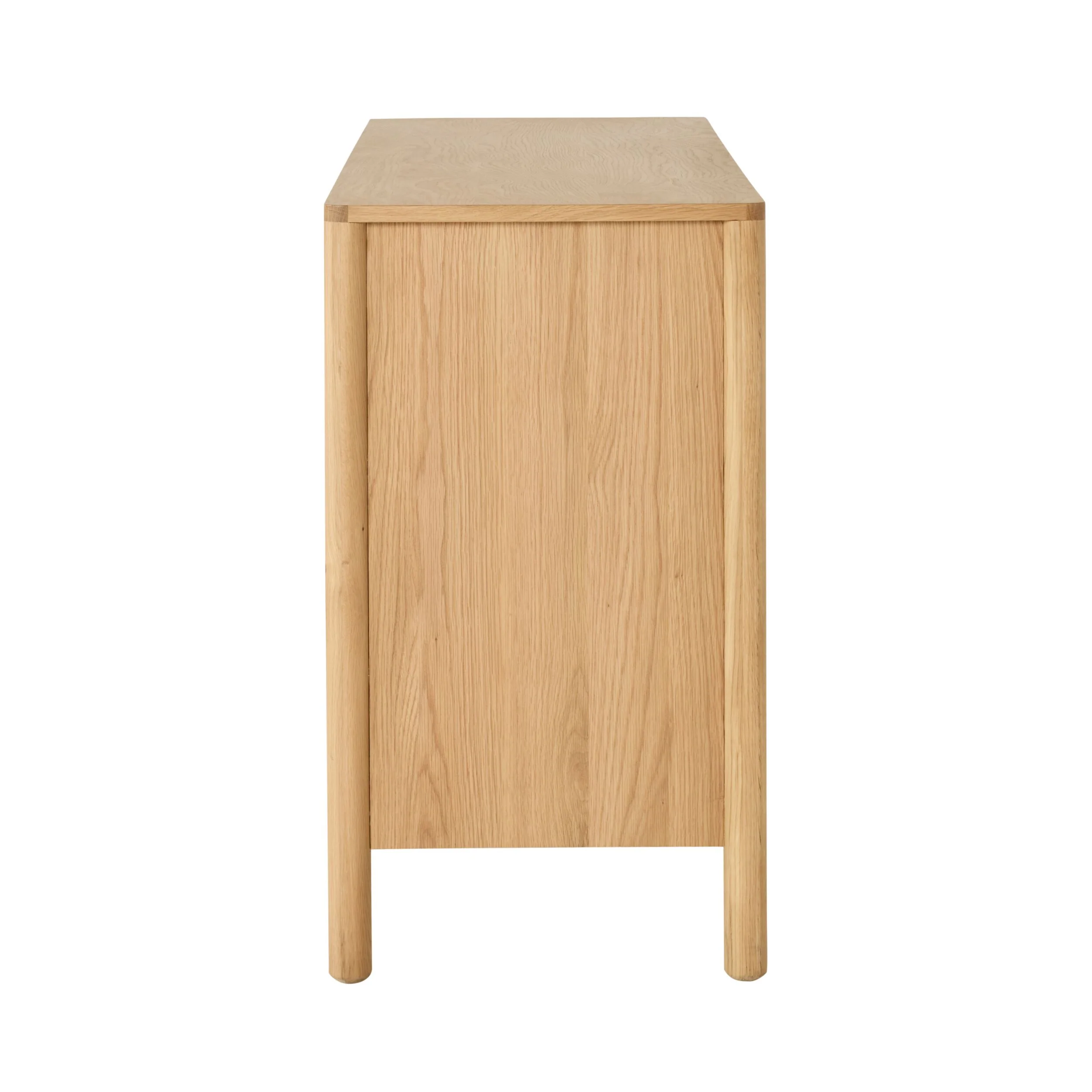 Spintara 6 Drawer Low Chest Light Oak - Image 4