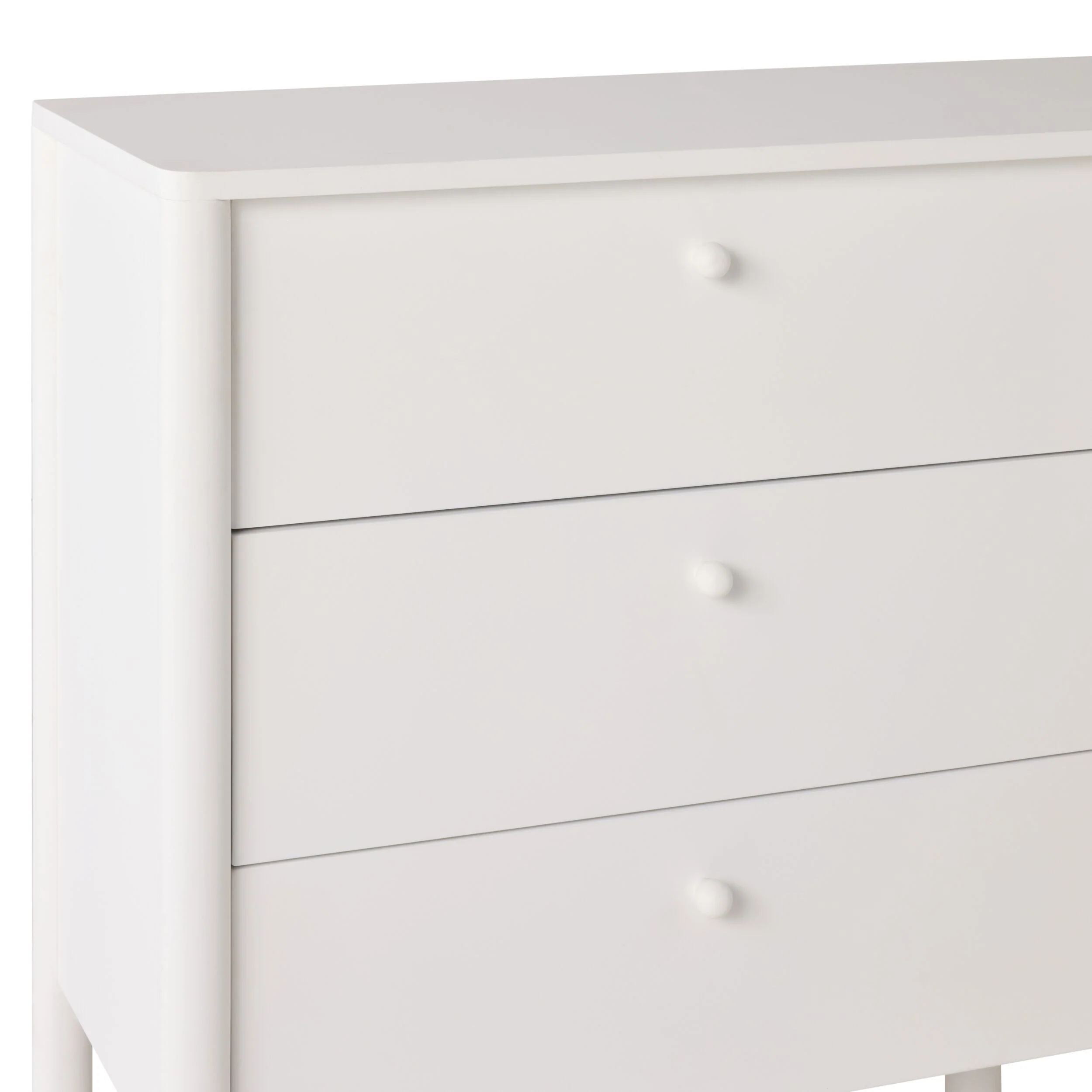 Spintara 6 Drawer Low Chest White - Image 6