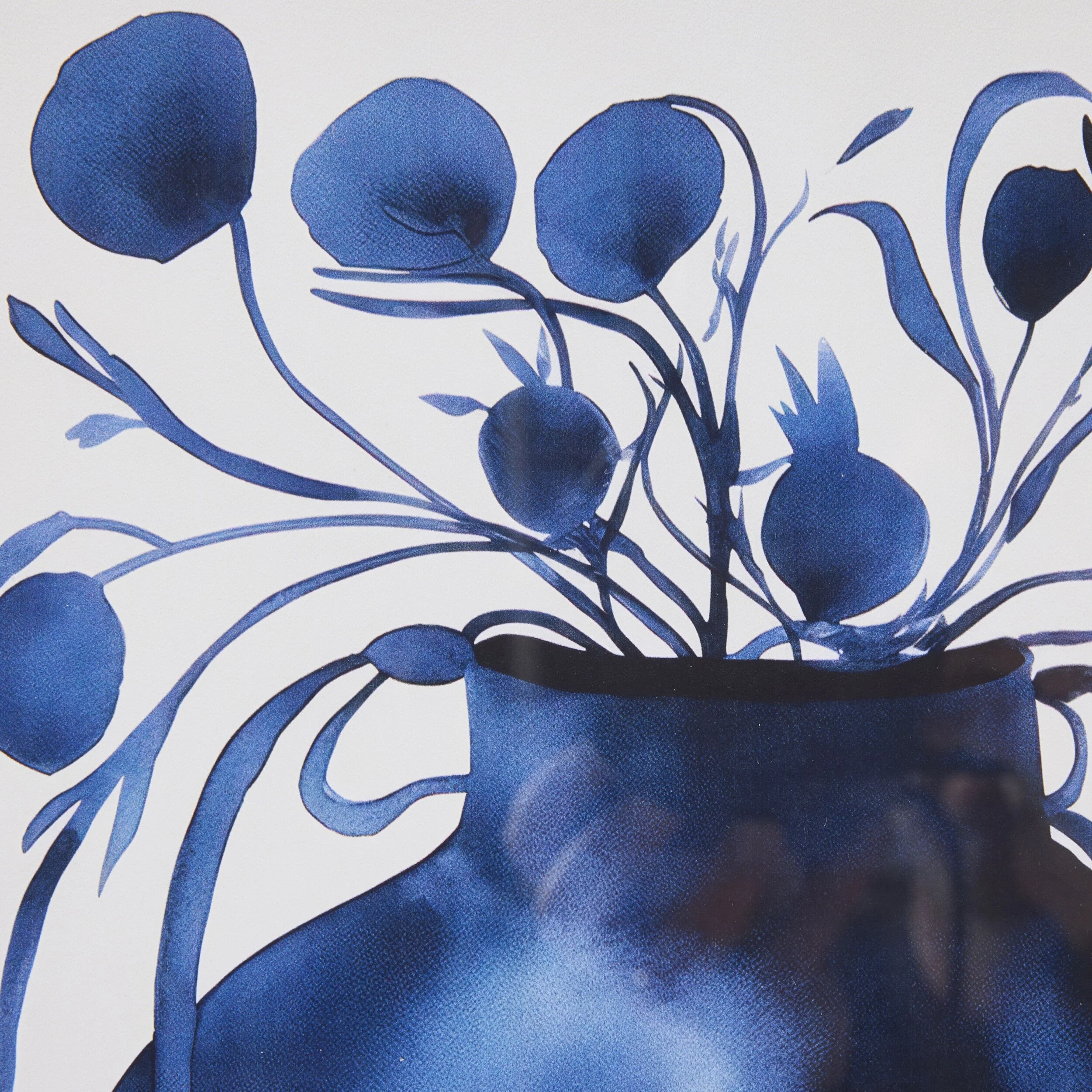 Still Life in Blue Framed Print 30x40cm - Image 2