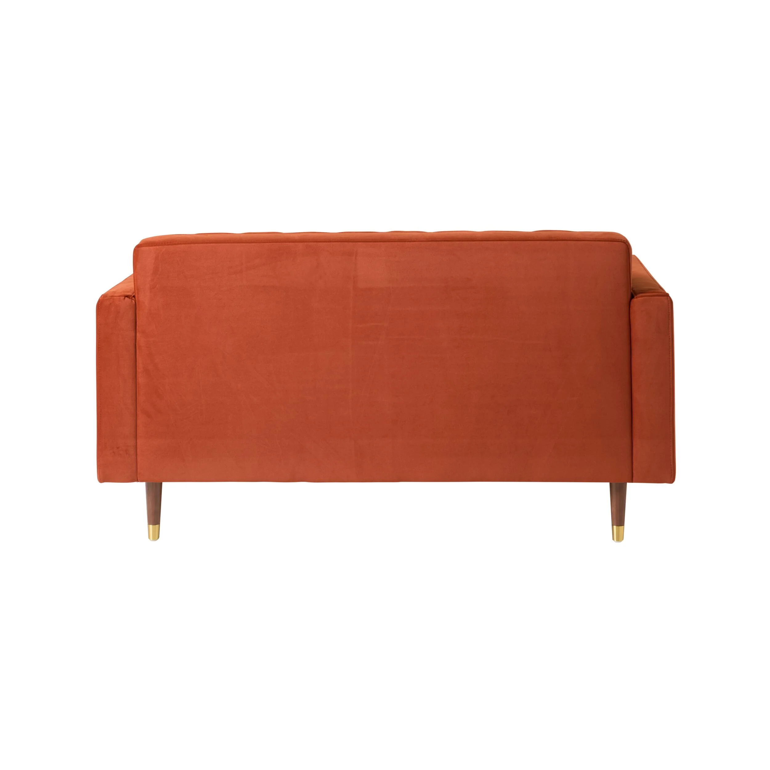 Stitch 2 Seater Velvet Sofa Copper - Image 4