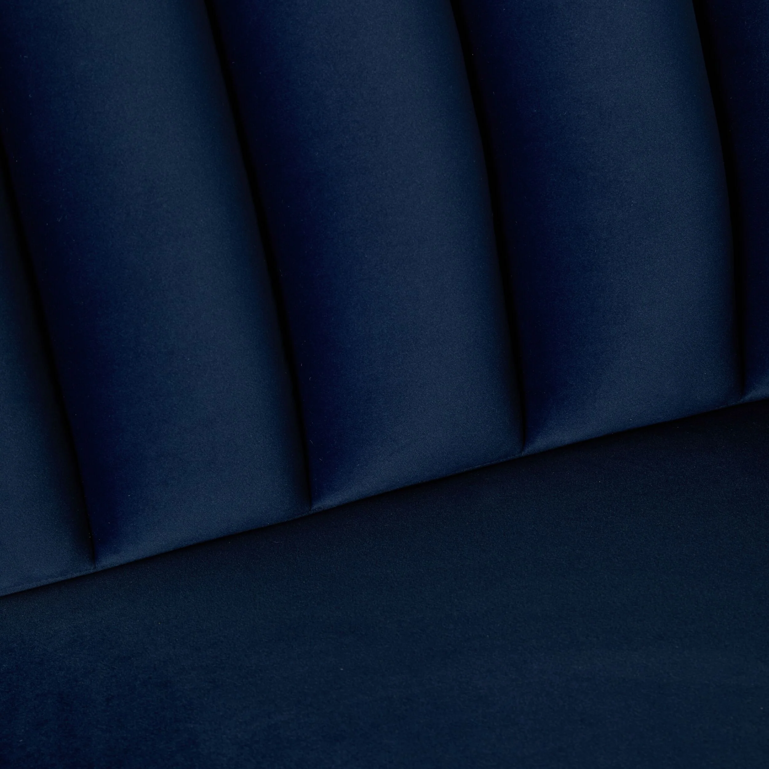 Stitch 2 Seater Velvet Sofa Indigo - Image 6