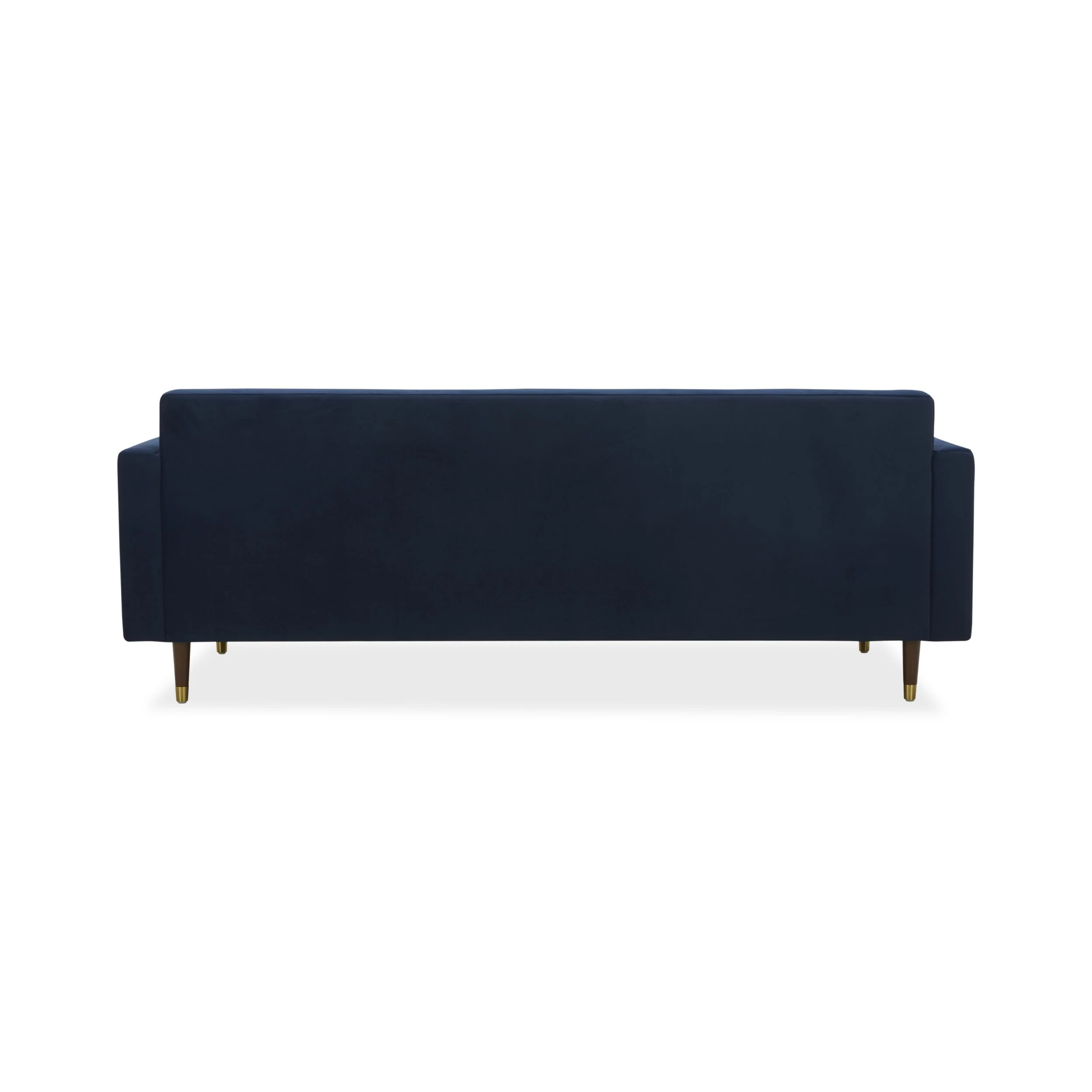 Stitch 3 Seater Velvet Sofa Indigo - Image 11
