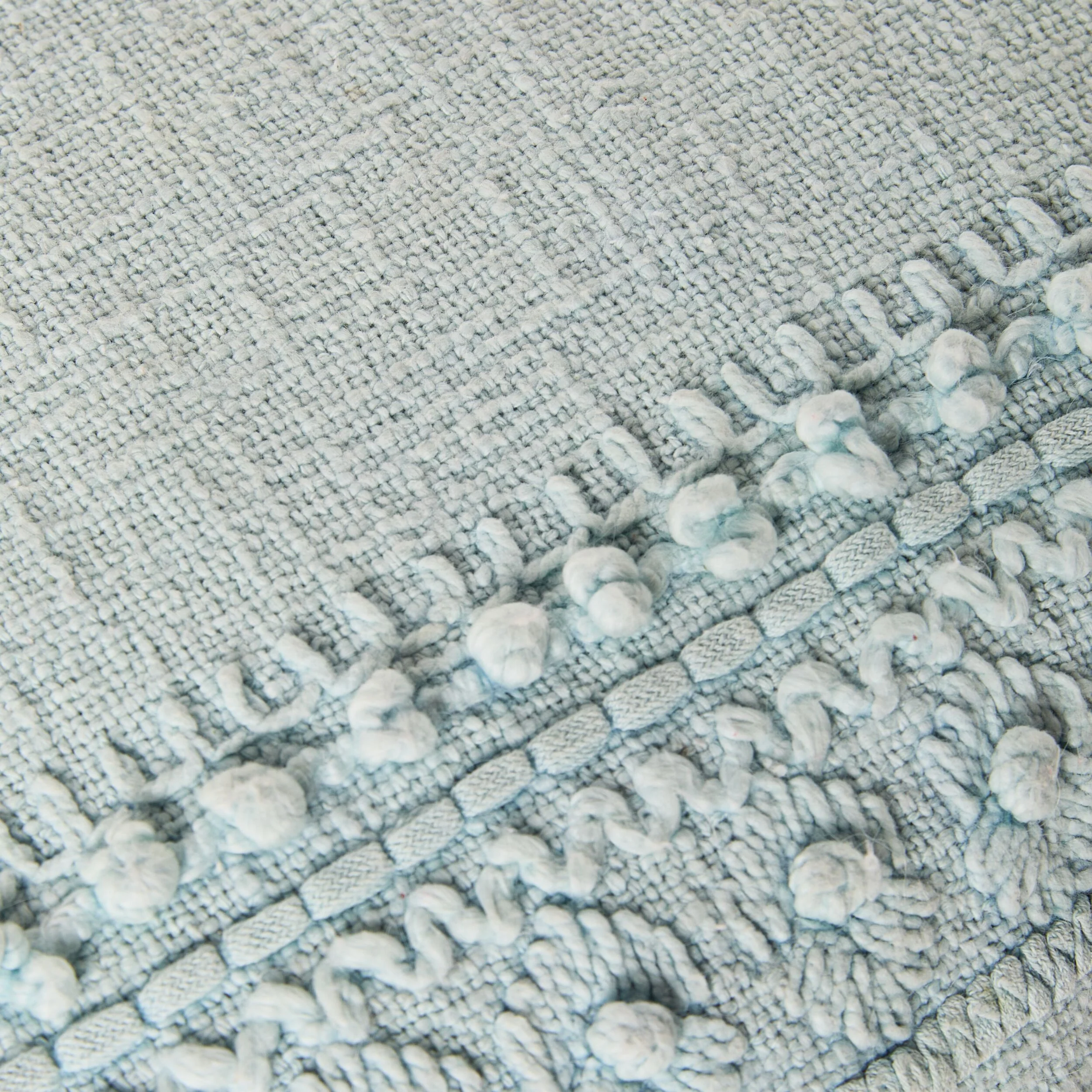 Stitch Suri Embroidered Cushion Blue - Image 2