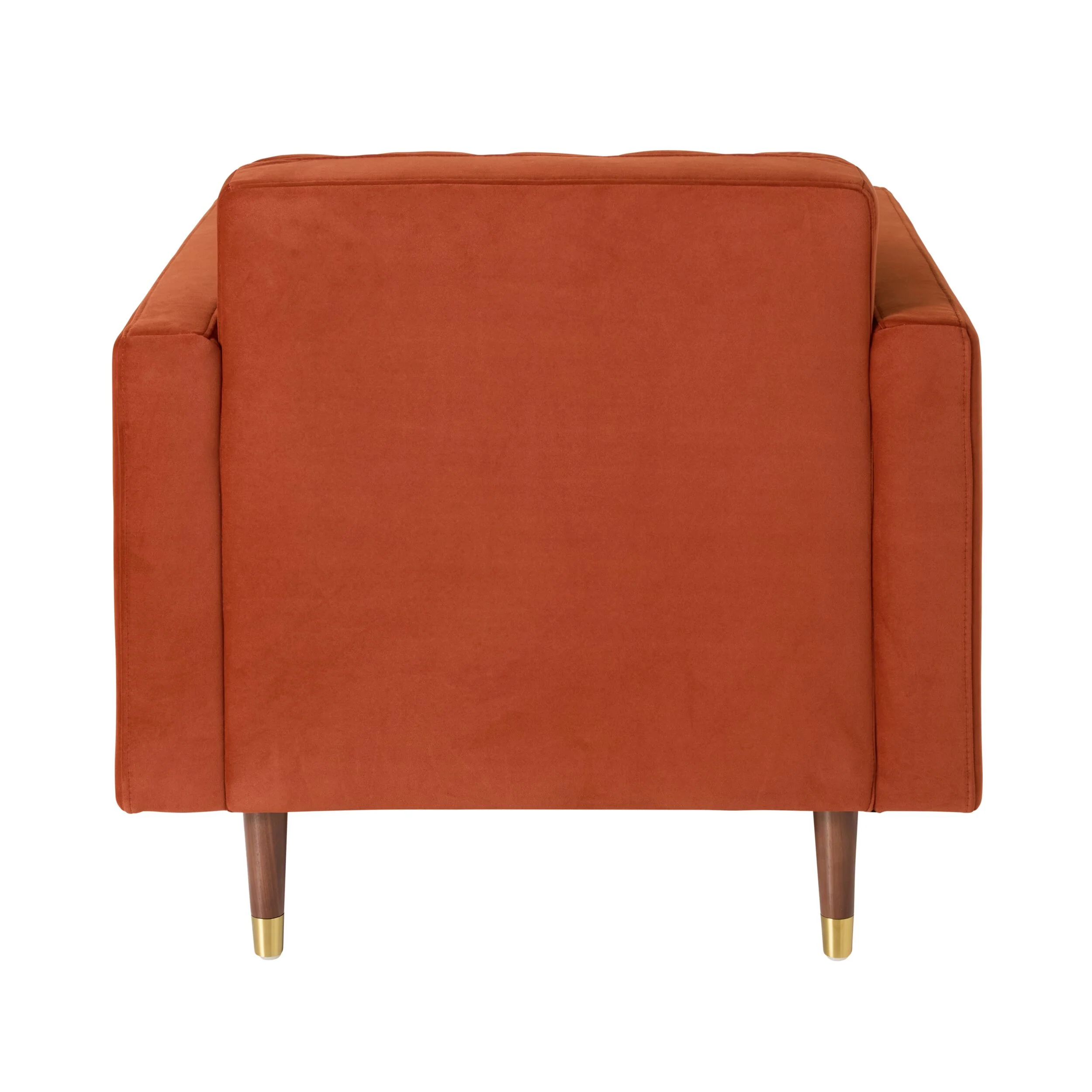 Stitch Velvet Armchair Copper - Image 4