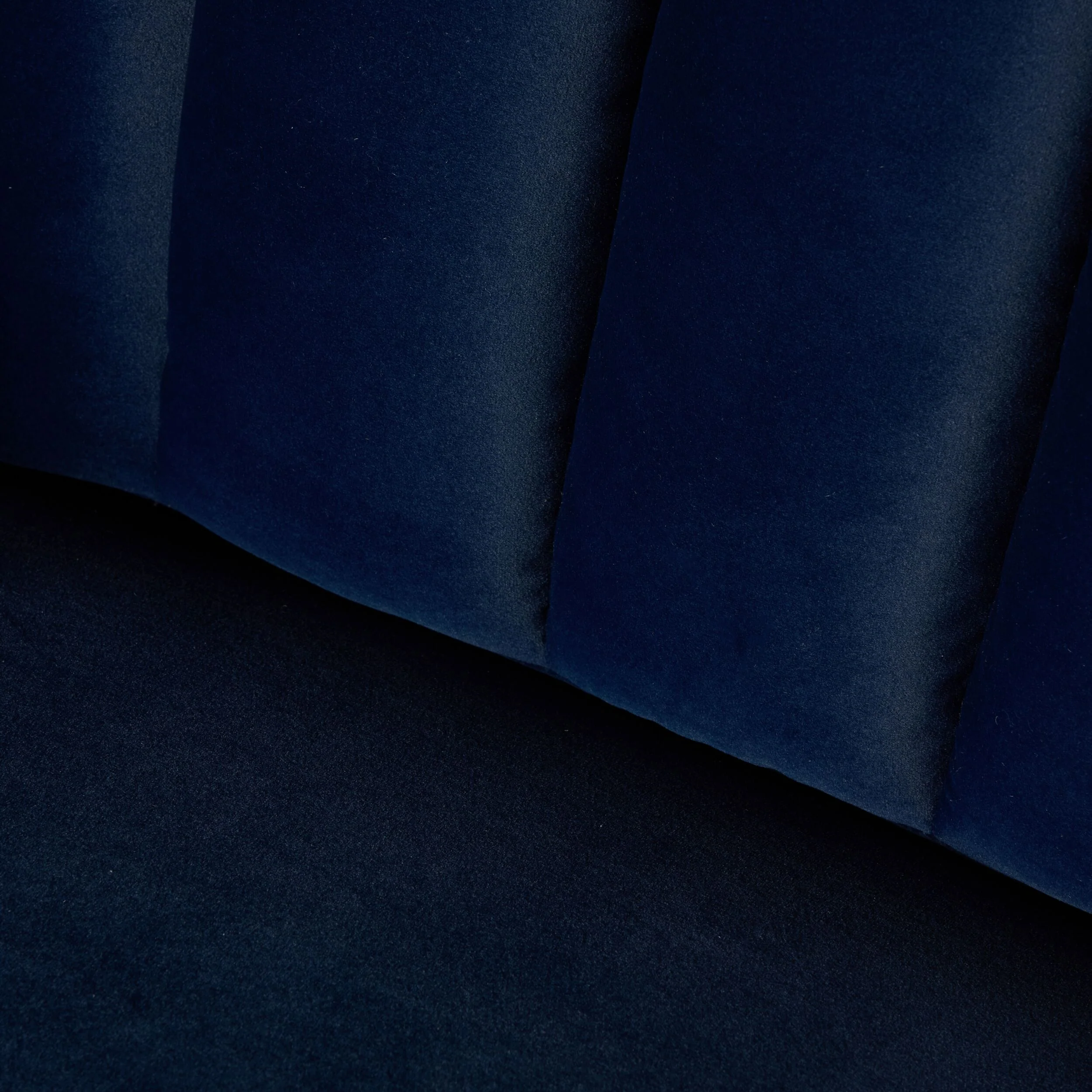 Stitch Velvet Armchair Indigo - Image 6
