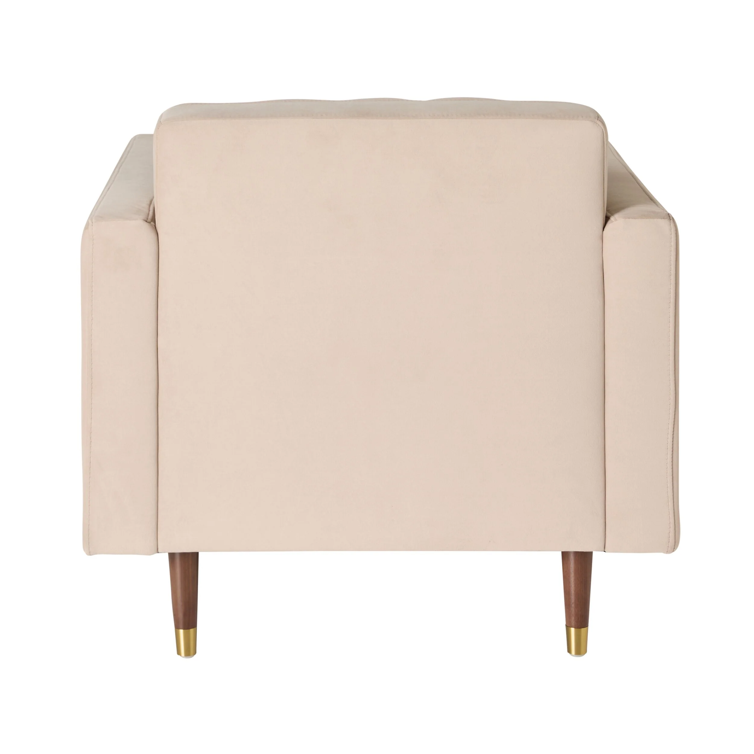 Stitch Velvet Armchair Taupe - Image 4