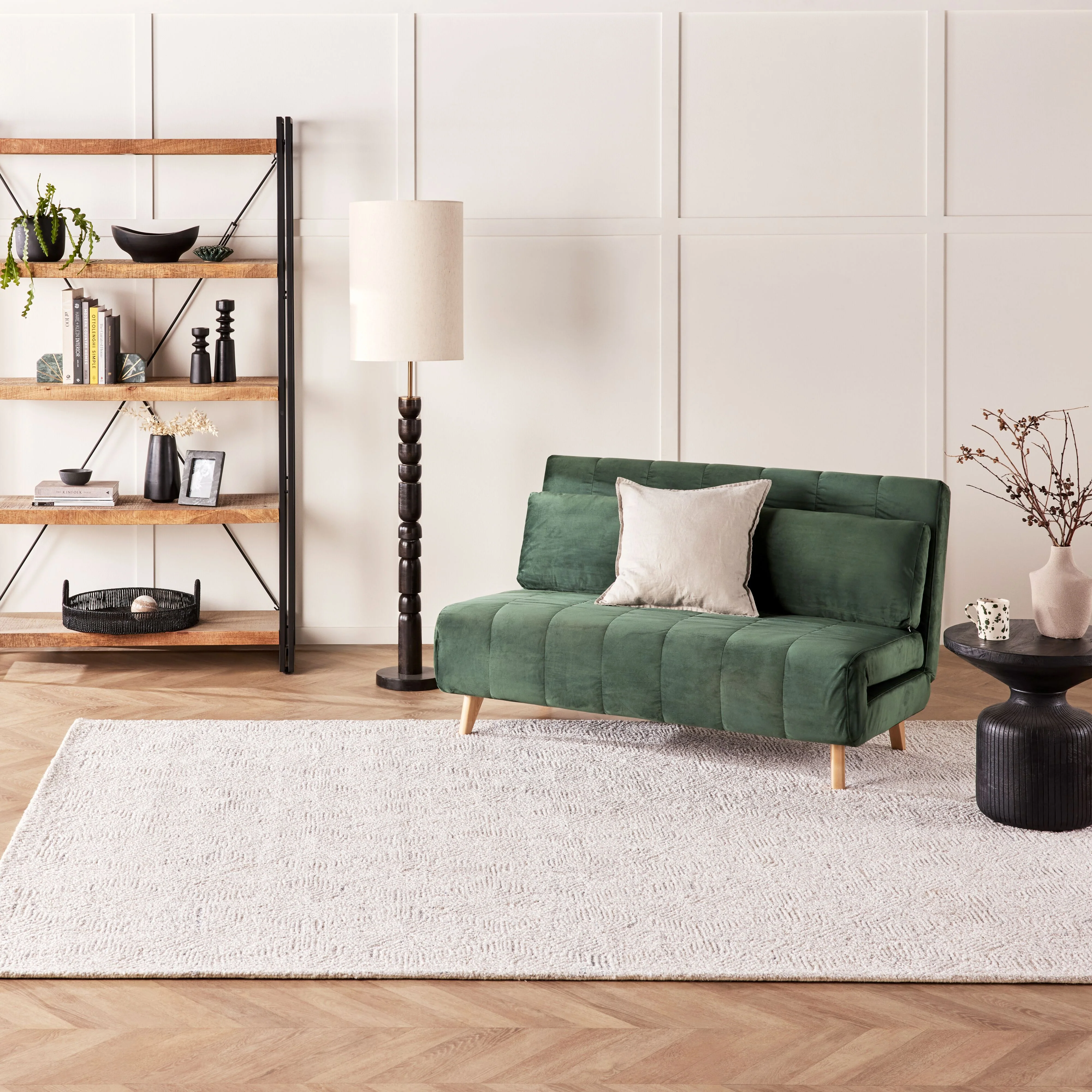 Stradbroke Double Sofa Bed Emerald Green - Image 12