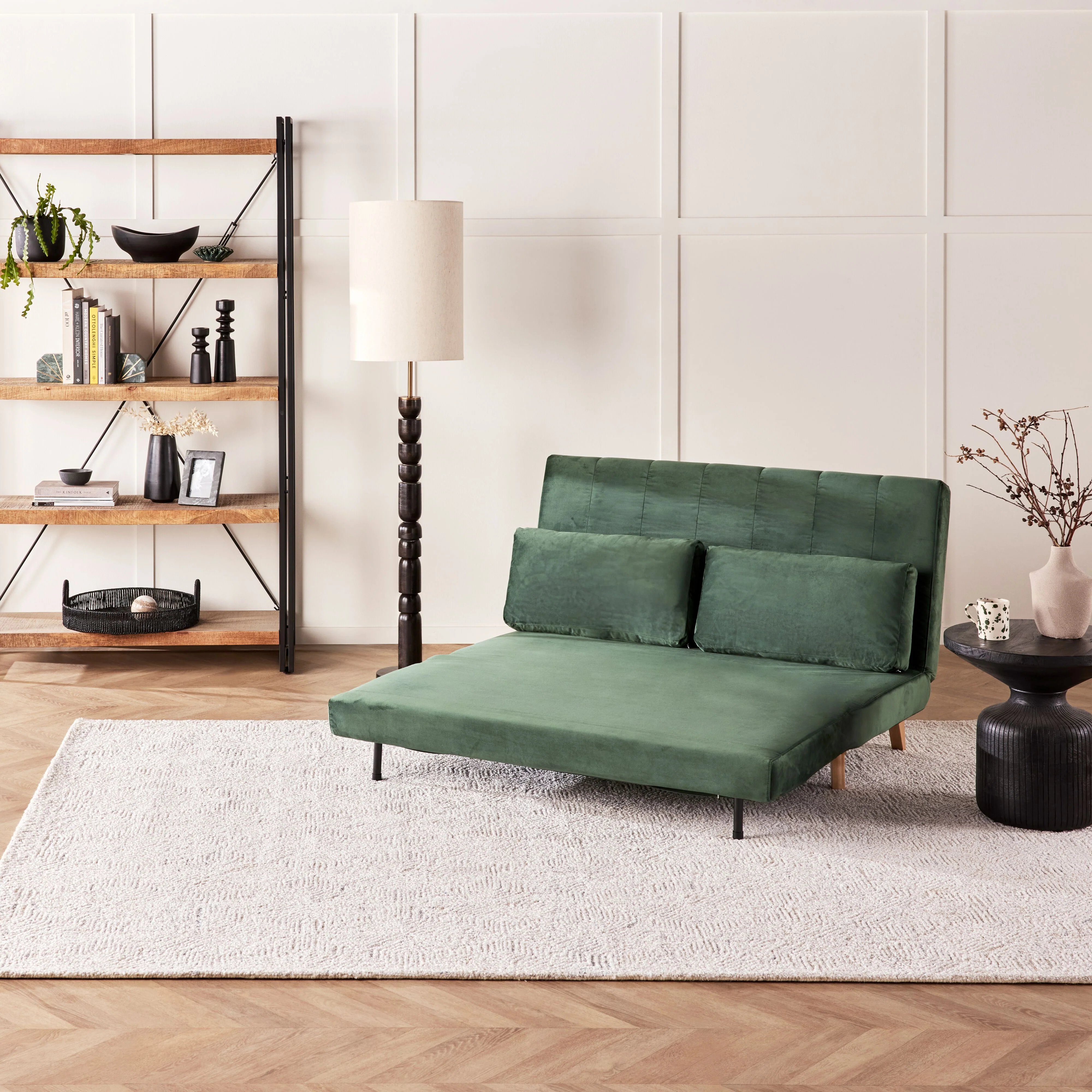 Stradbroke Double Sofa Bed Emerald Green - Image 13