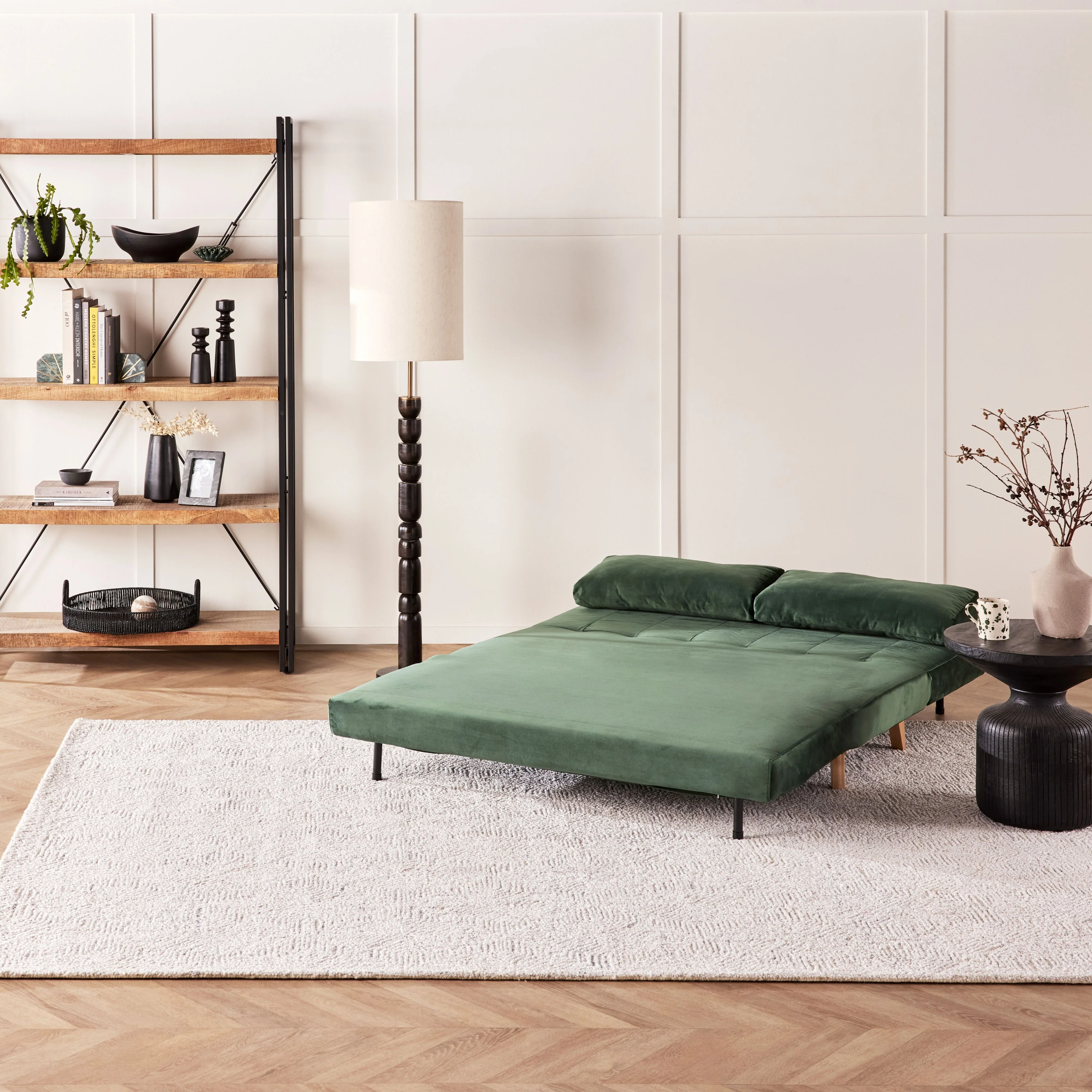 Stradbroke Double Sofa Bed Emerald Green - Image 14