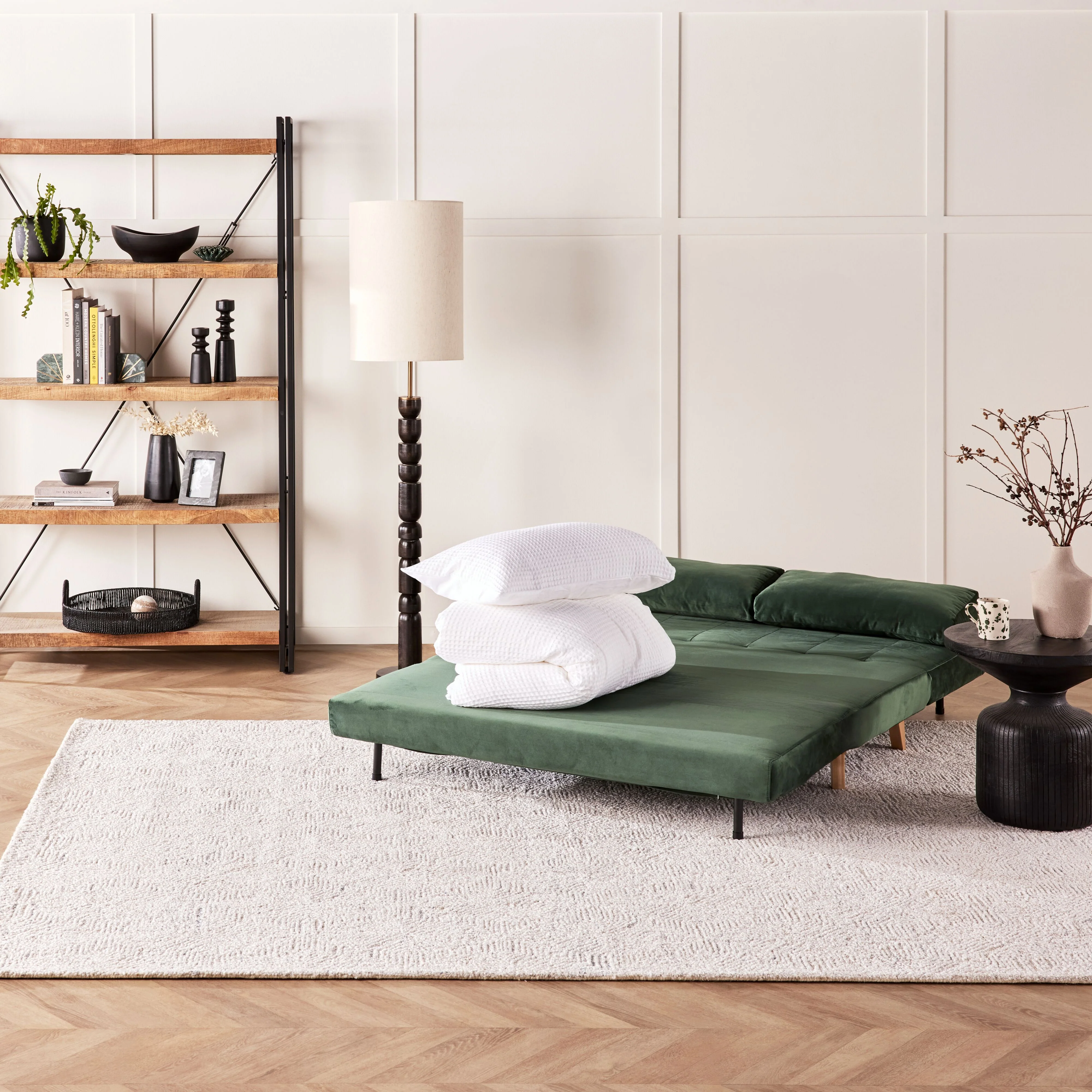 Stradbroke Double Sofa Bed Emerald Green - Image 15