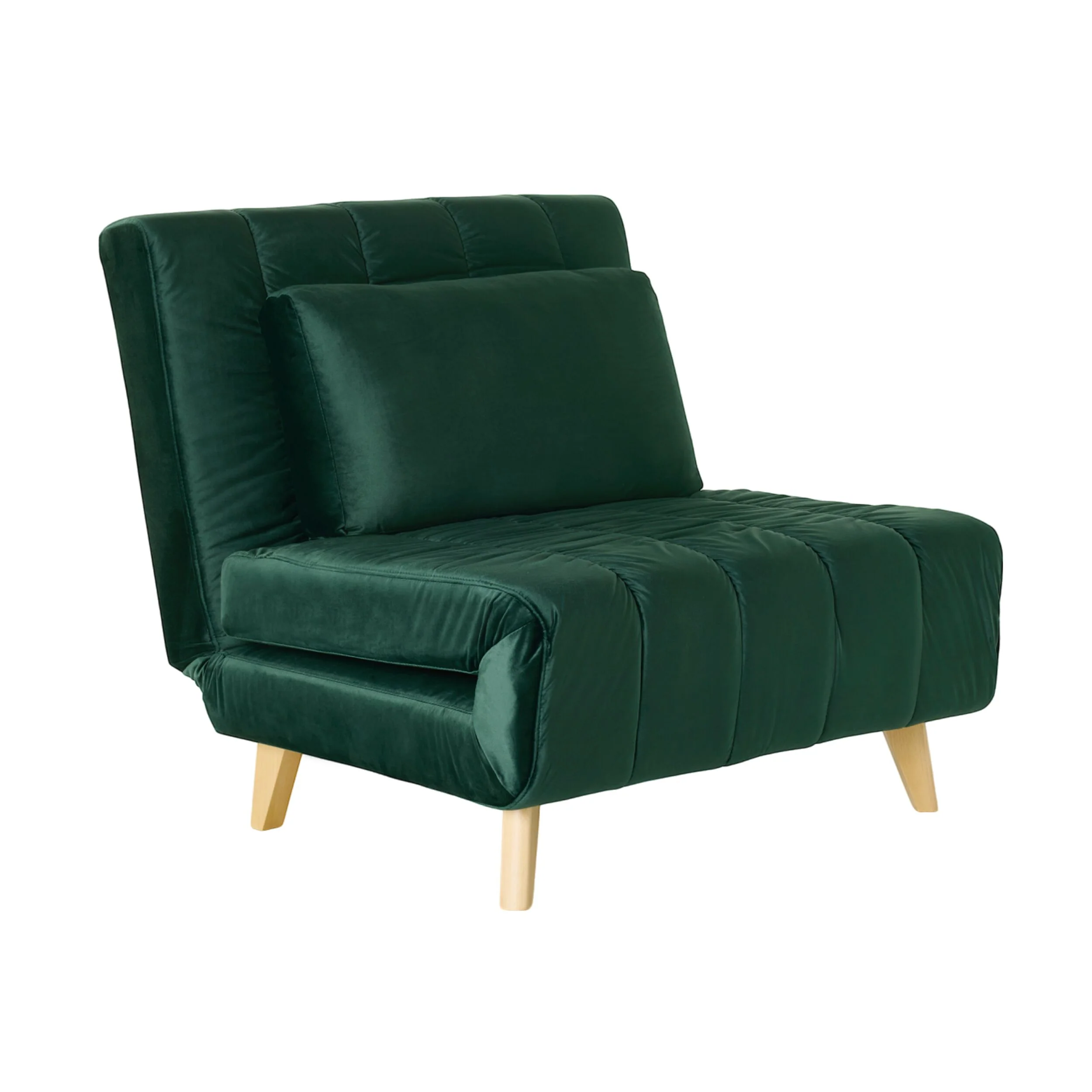 Stradbroke Single Sofa Bed Emerald Green - Image 2
