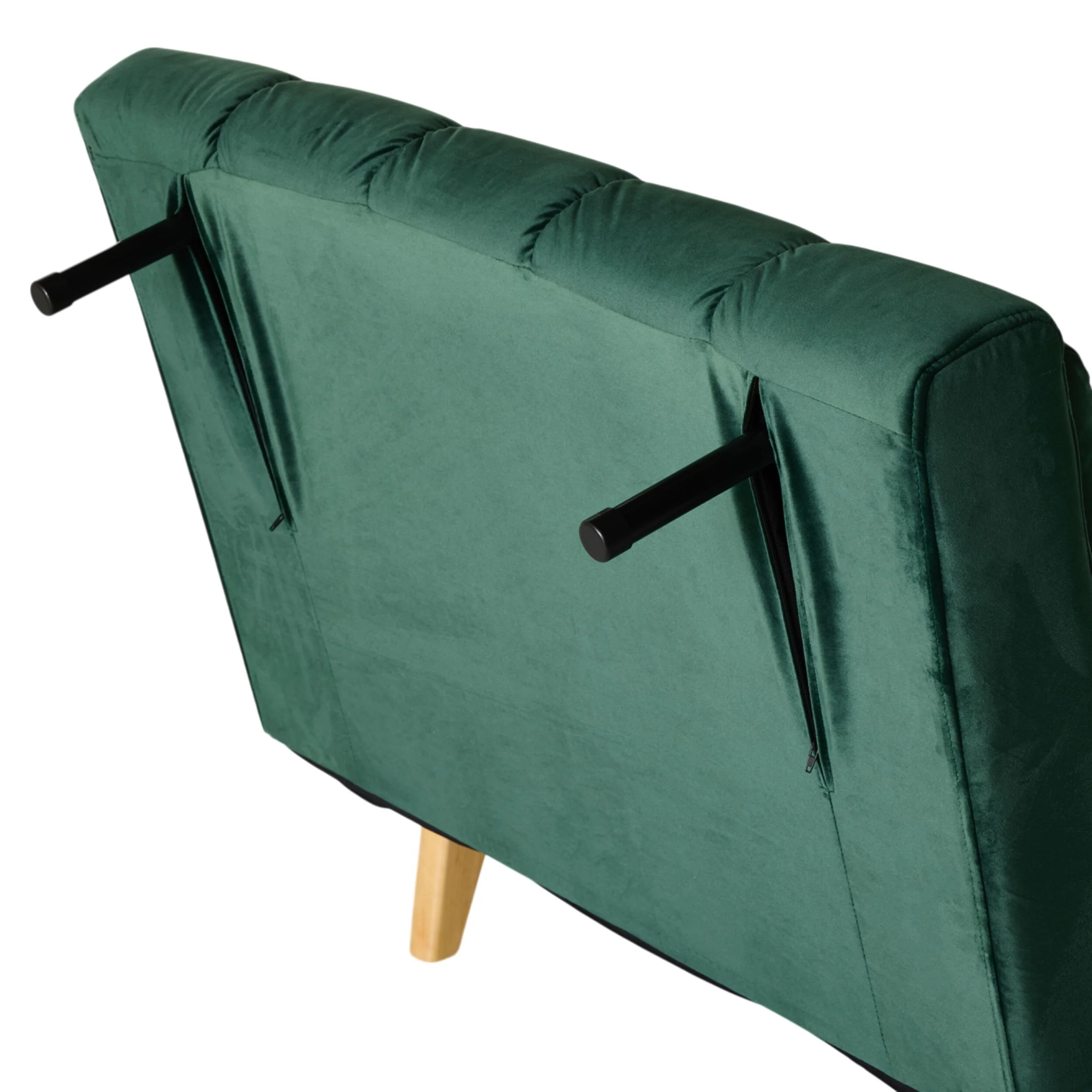 Stradbroke Single Sofa Bed Emerald Green - Image 8
