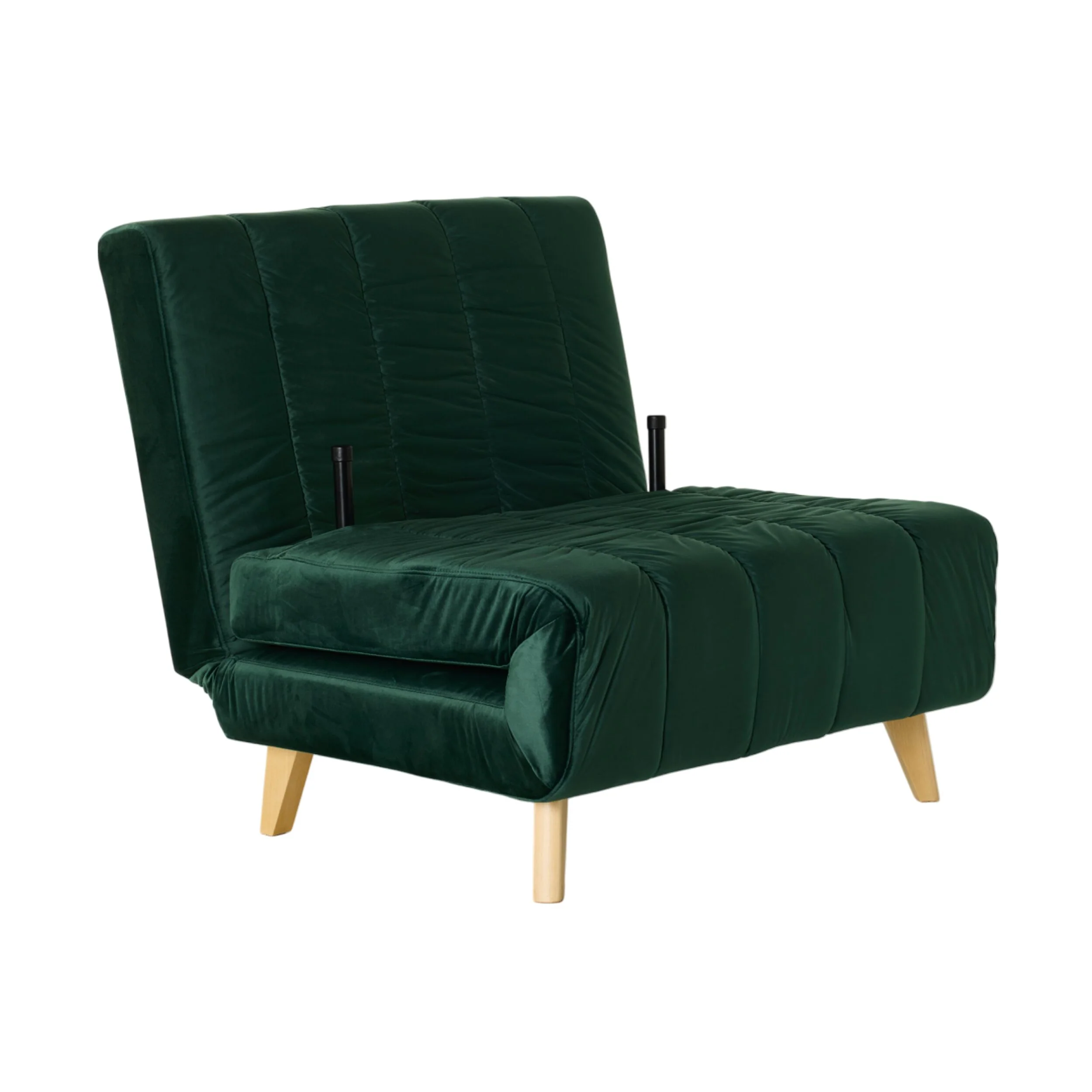 Stradbroke Single Sofa Bed Emerald Green - Image 9