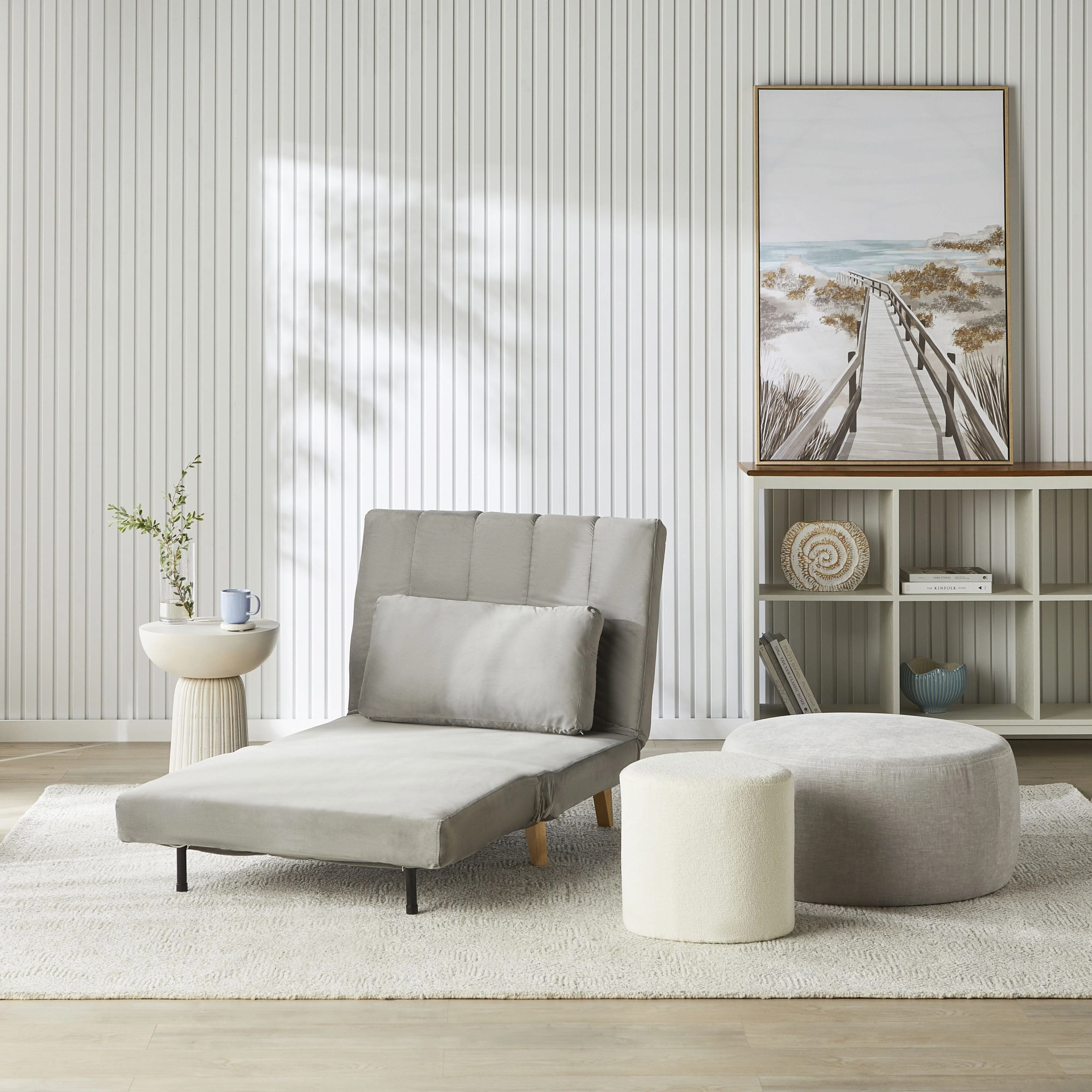 Stradbroke Single Sofa Bed Graphite - Image 13