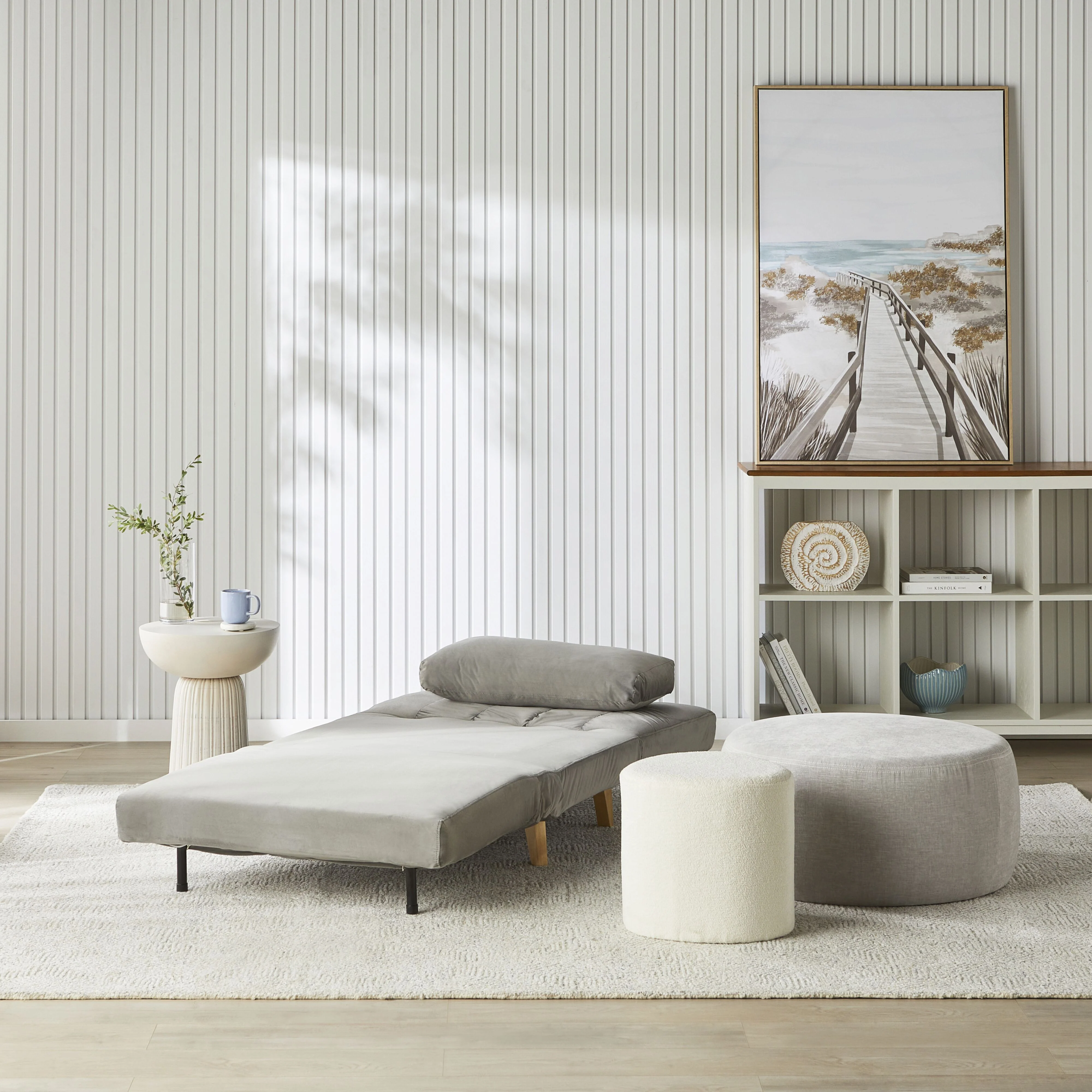 Stradbroke Single Sofa Bed Graphite - Image 14