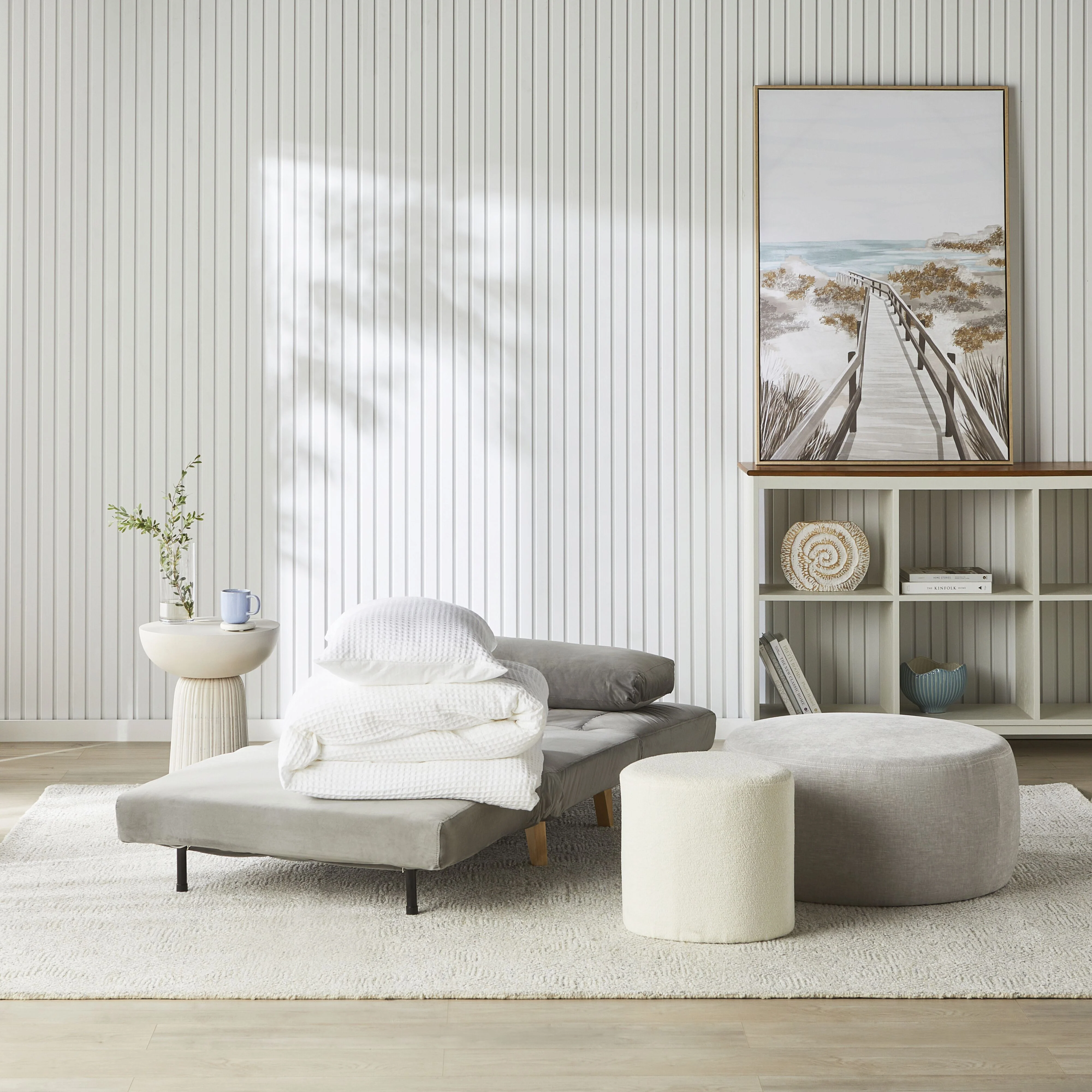 Stradbroke Single Sofa Bed Graphite - Image 15