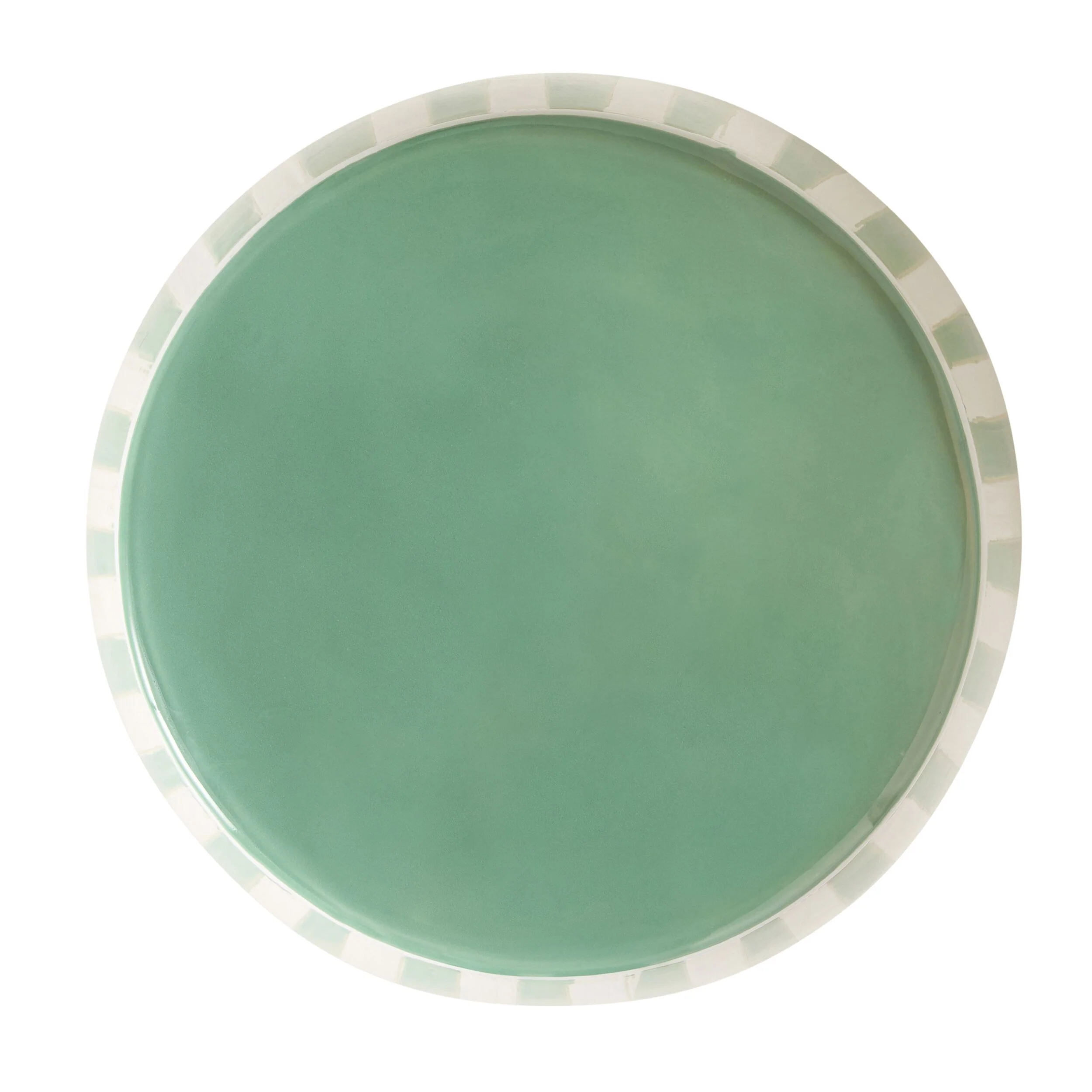 Stripe Stool Green/White - Image 3