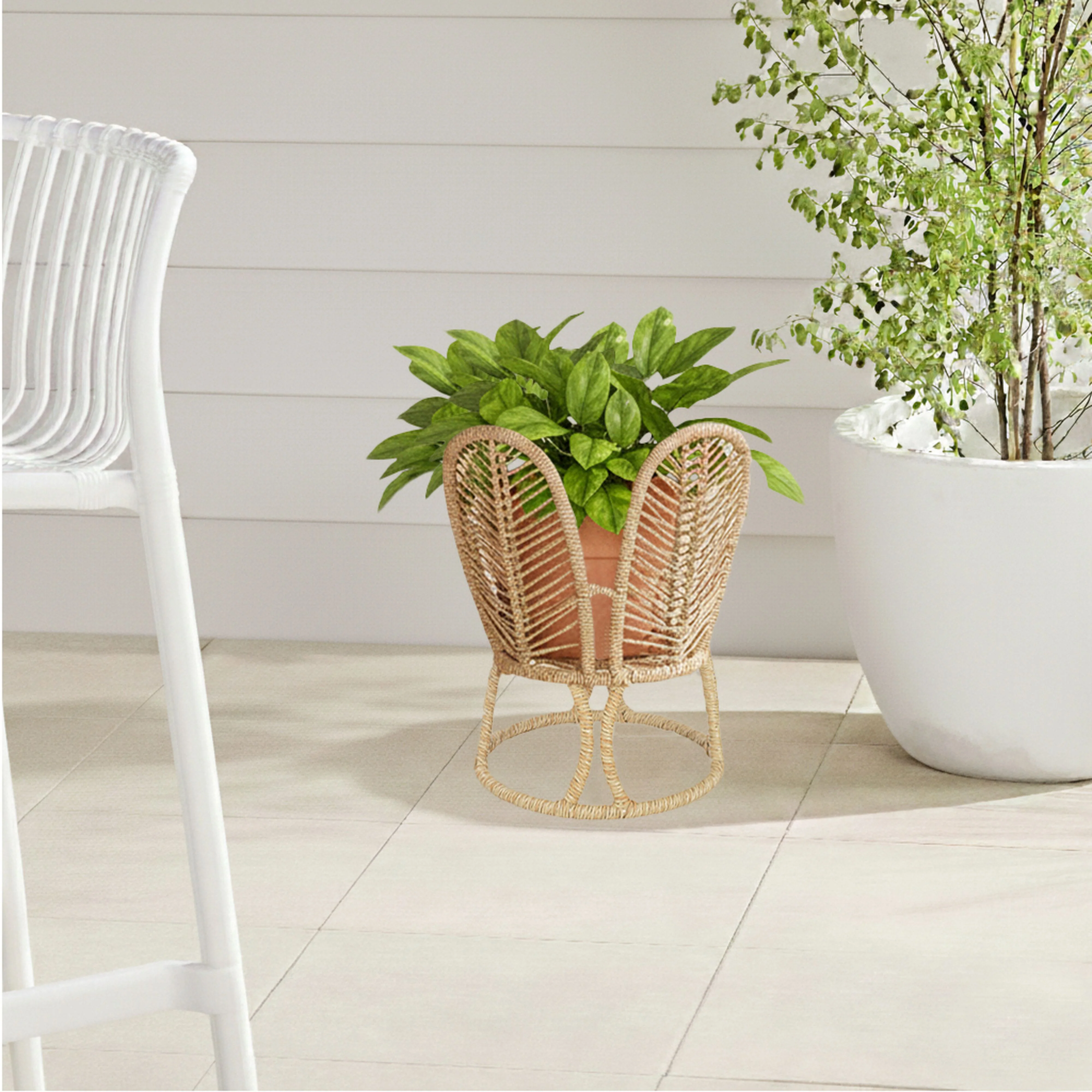 Sundara Woven Plant Stand Short - Image 5