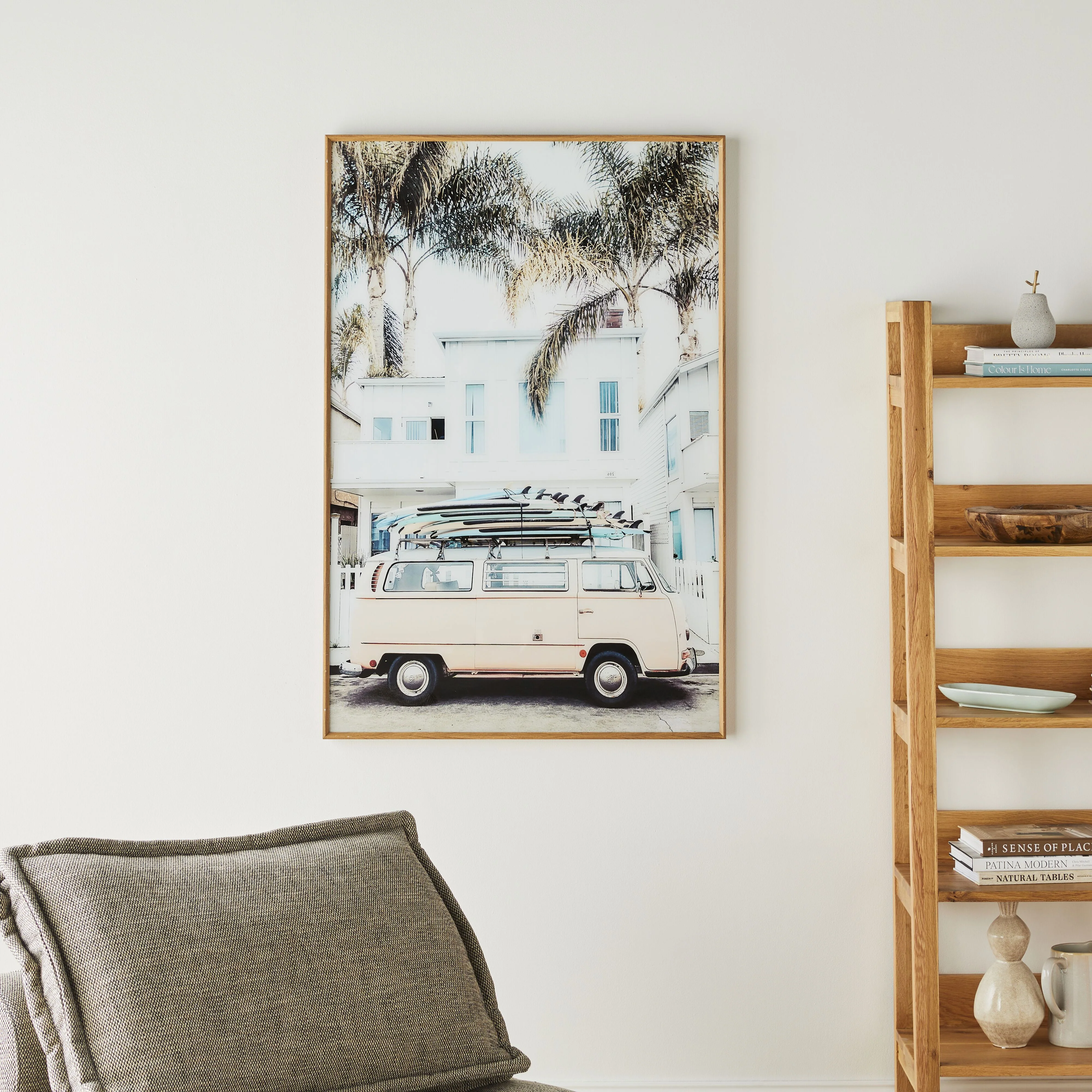 Surfs Up Framed Glass Print 80x120cm - Image 4