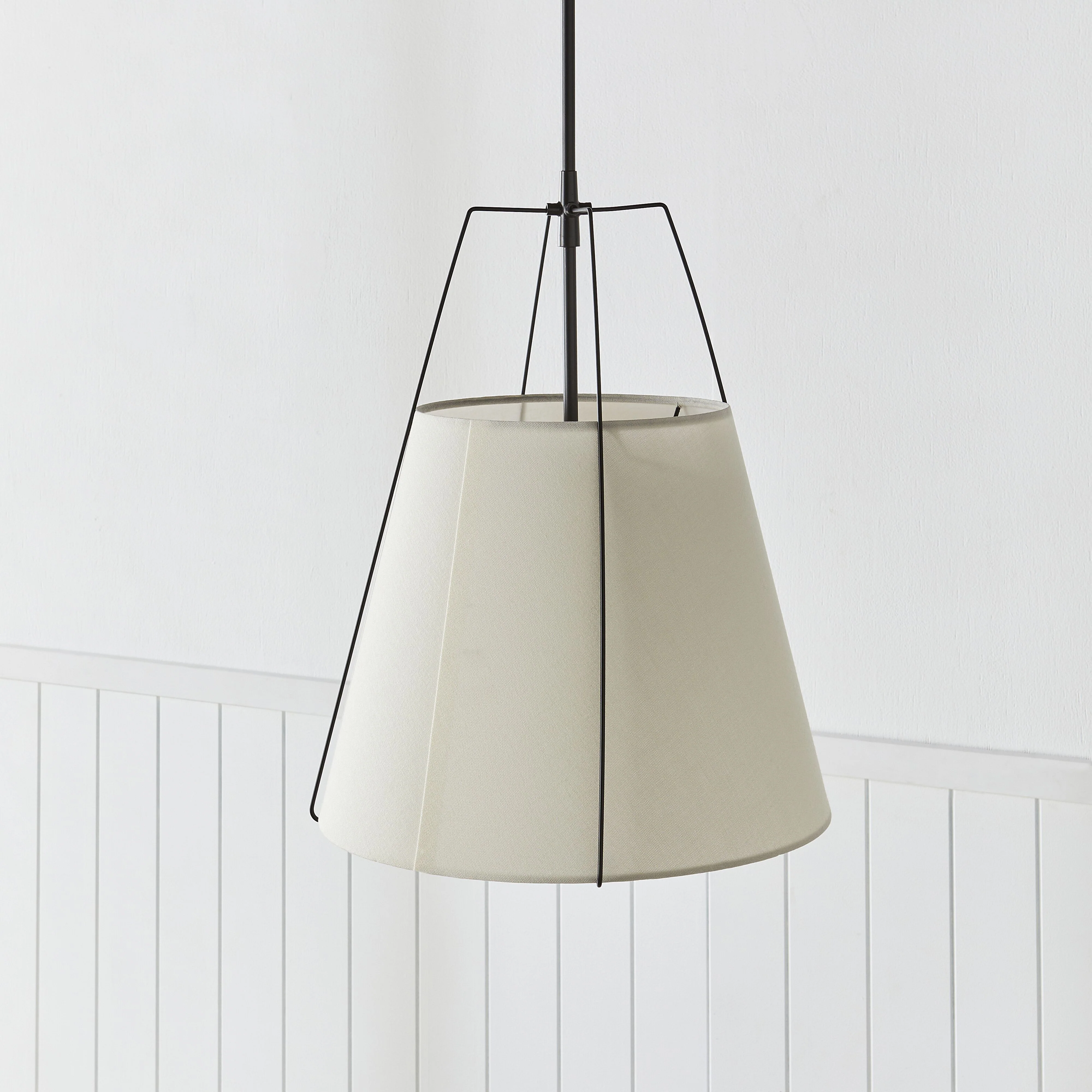 Sutton Pendant Black 92x40cm - Image 5
